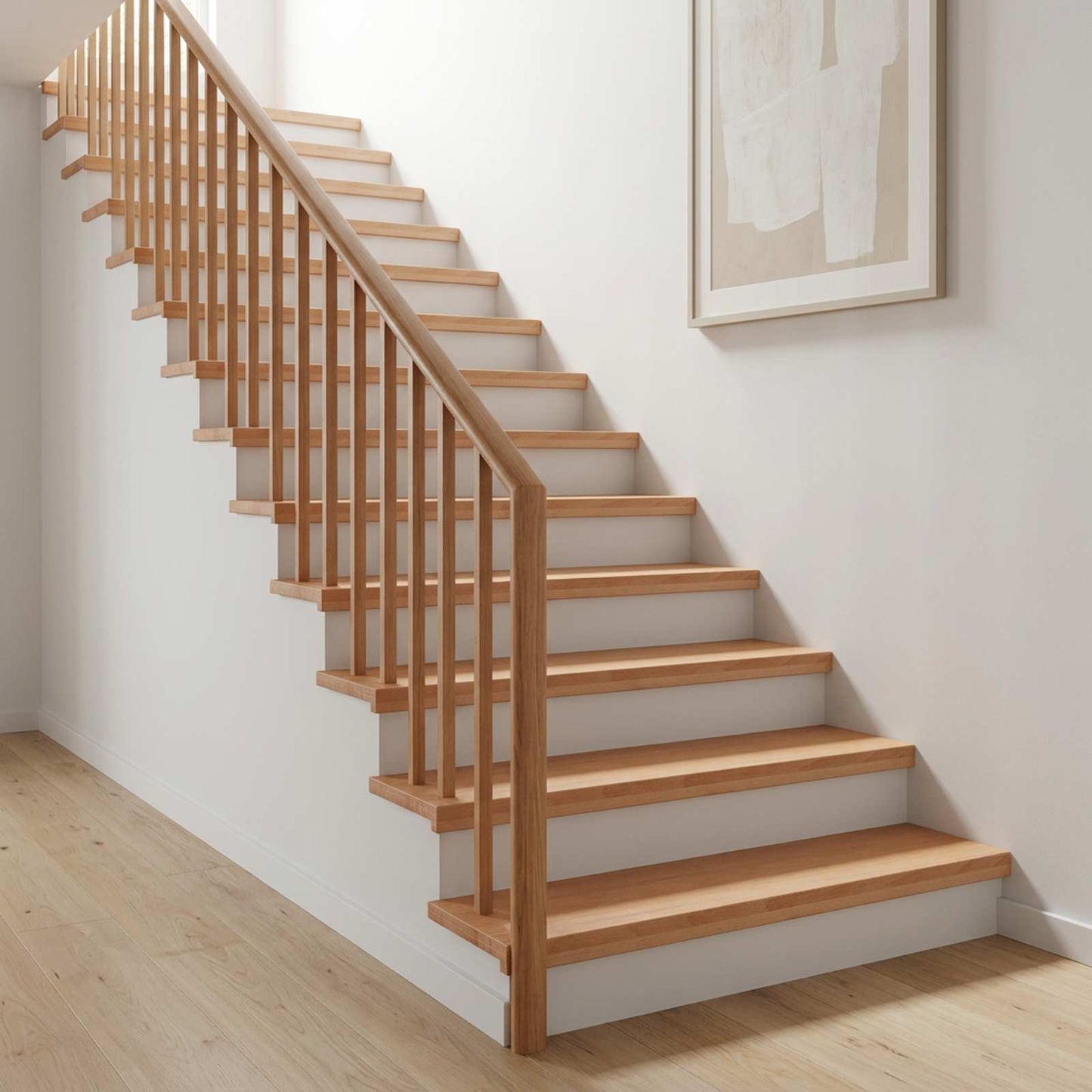 vidaXL Σκαλοπάτια 2 τεμ. 70 x 30 x 2 cm Φυσικό Στερεό ξύλο οξιάς