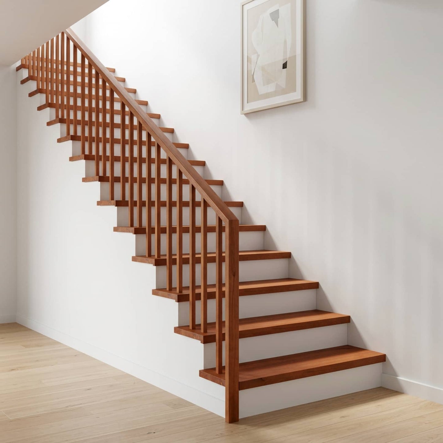 vidaXL Σκαλοπάτια 20 τεμ. 80 x 30 x 2 cm Καφέ Στερεό ξύλο οξιάς