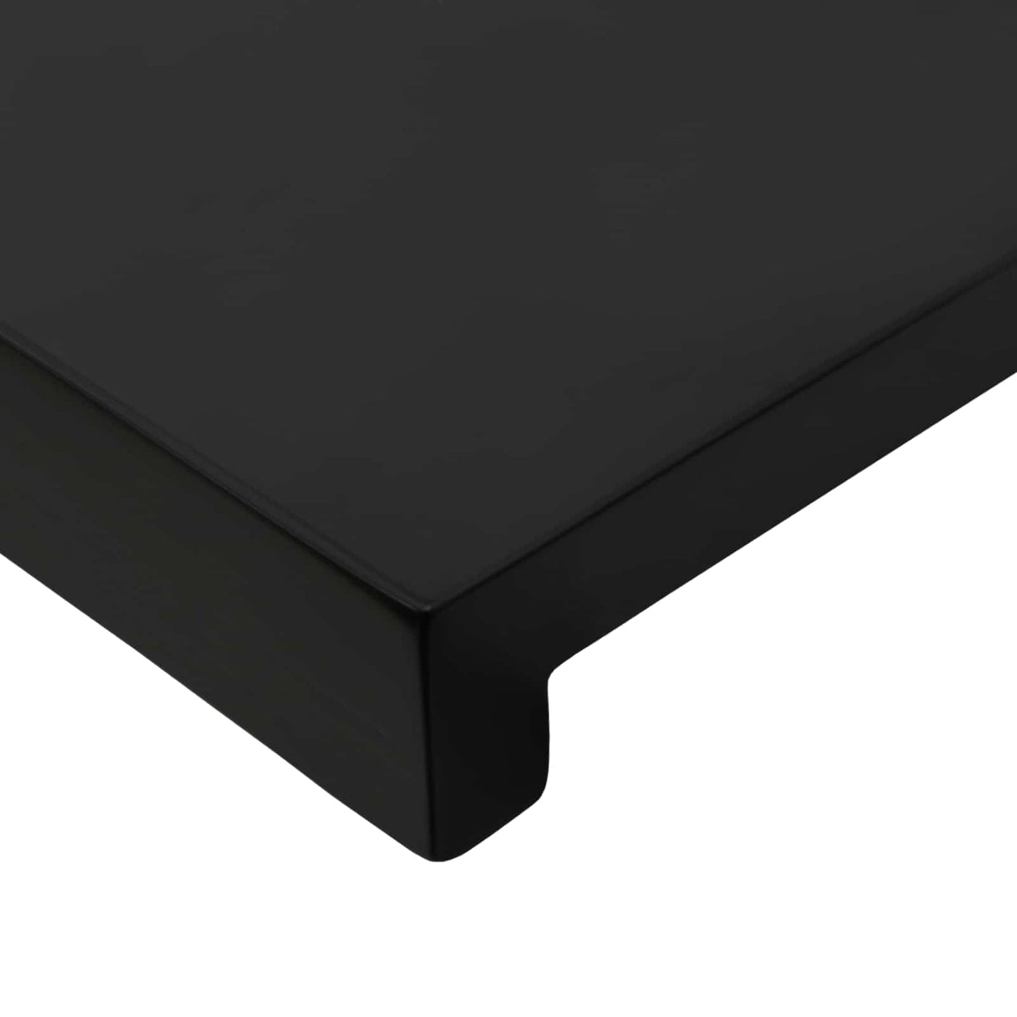 vidaXL Σκαλοπάτια 2 τεμ. 110 x 30 x 2 cm Μαύρο Στερεό ξύλο οξιάς