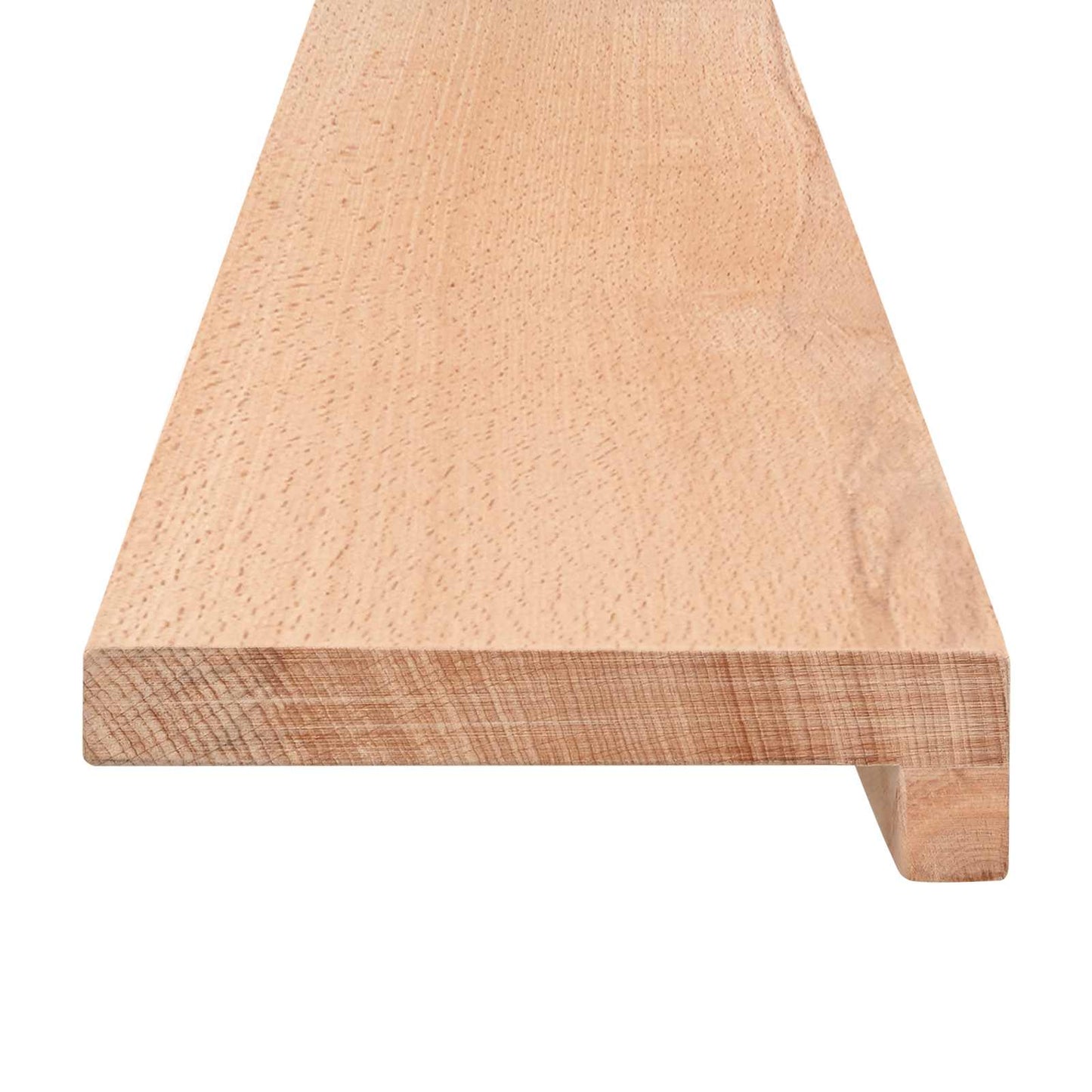 vidaXL Σκαλοπάτια 4 τεμ. 100 x 30 x 2 cm Φυσικό Στερεό ξύλο οξιάς