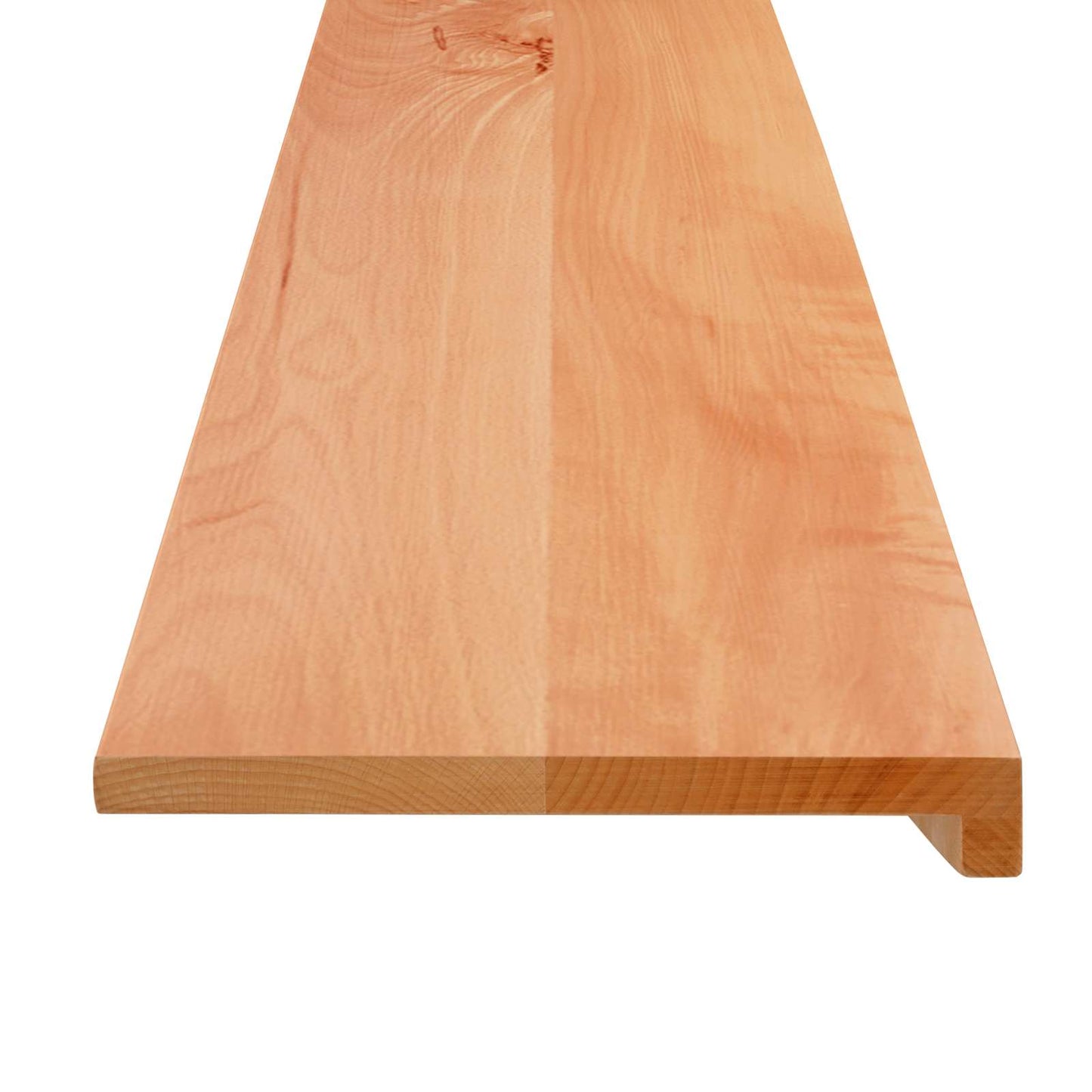 vidaXL Σκαλοπάτια 8 τεμ. 120 x 25 x 2 cm Βερνίκι Στερεό ξύλο οξιάς