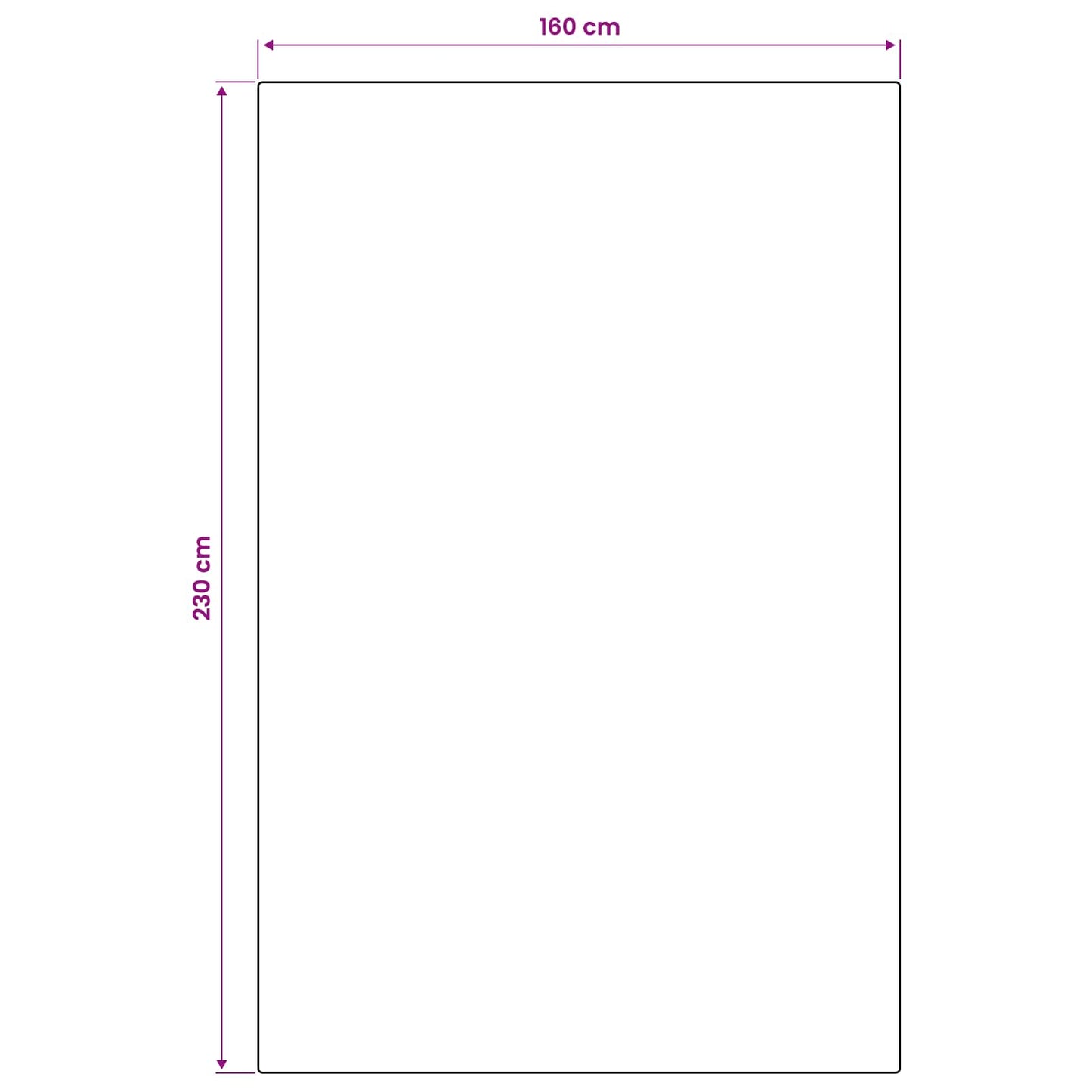 vidaXL Χαλί Περιοχής Φυσικό και Πράσινο 160 x 230 cm PET