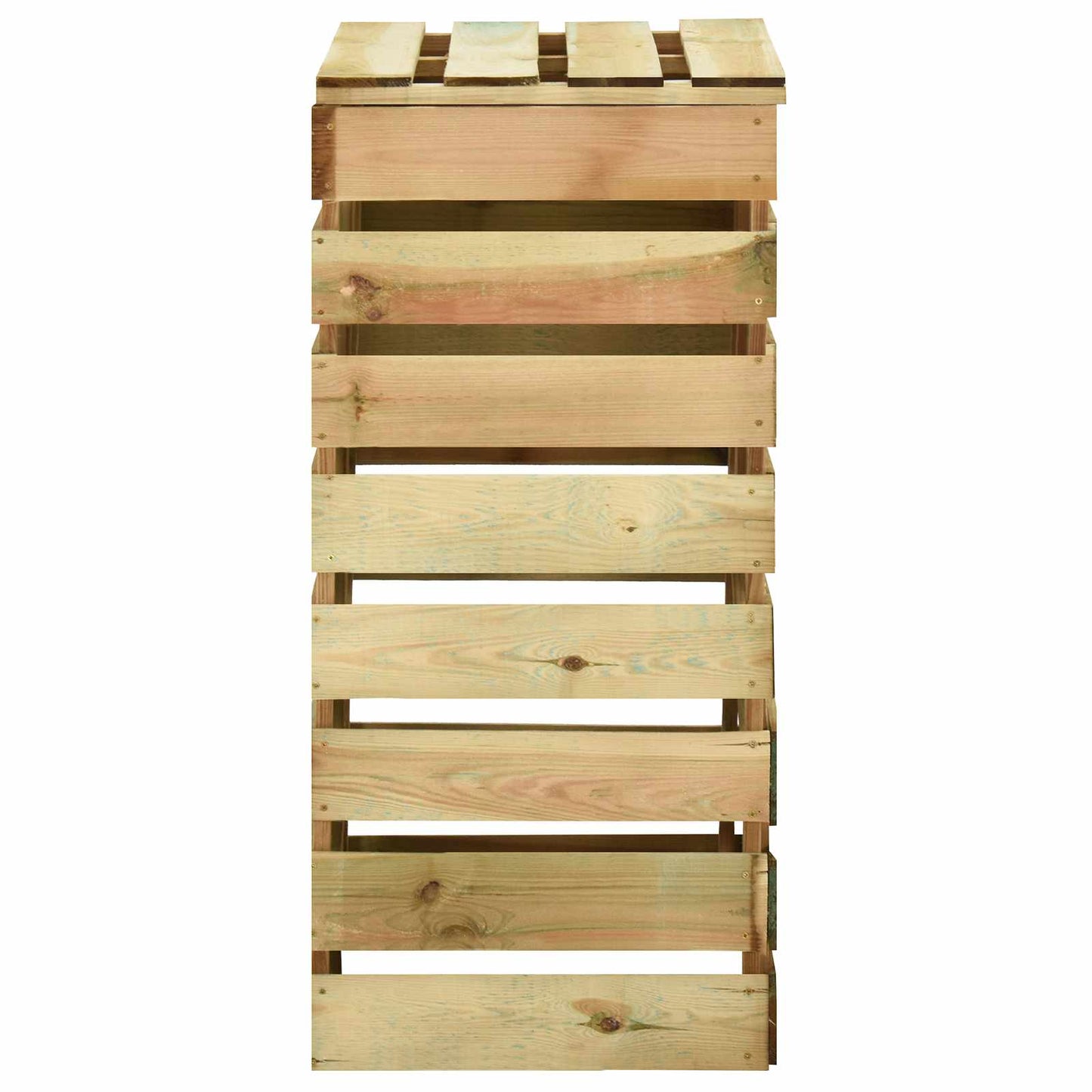 vidaXL Σχάρωμα Κήπου 2 pcs Πράσινο 110 x 58 x 113 εκ Μασίφ Ξύλο Πεύκου