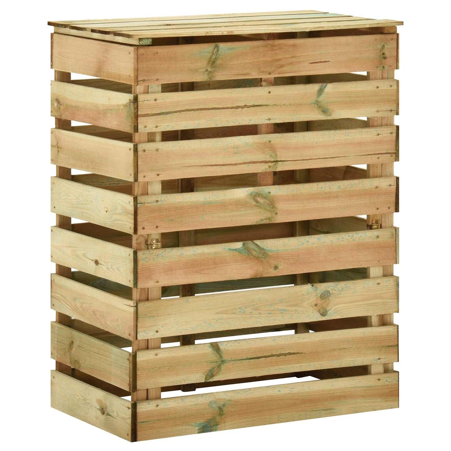 vidaXL Σχάρωμα Κήπου 3 pcs Πράσινο 110 x 58 x 113 εκ Μασίφ Ξύλο Πεύκου