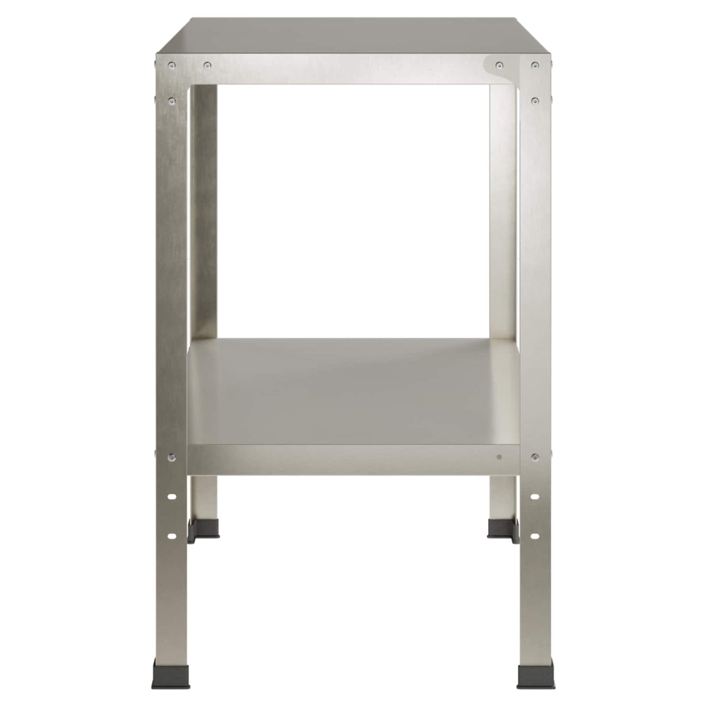 vidaXL Τραπέζι φύτευσης 60 x 50 x 80 cm Ανοξείδωτο Ατσάλι Ασημί