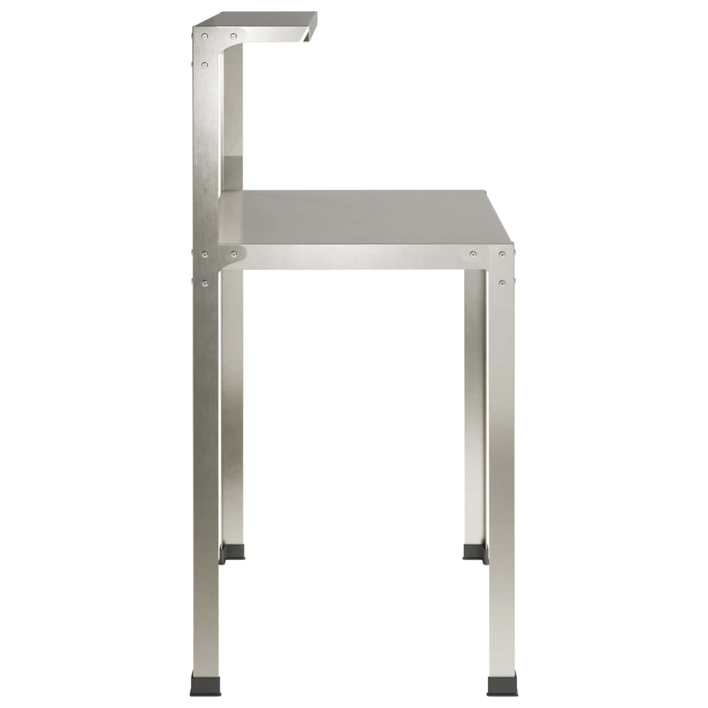vidaXL Τραπέζι φύτευσης 60 x 50 x 104 cm Ανοξείδωτο Ατσάλι Ασημί