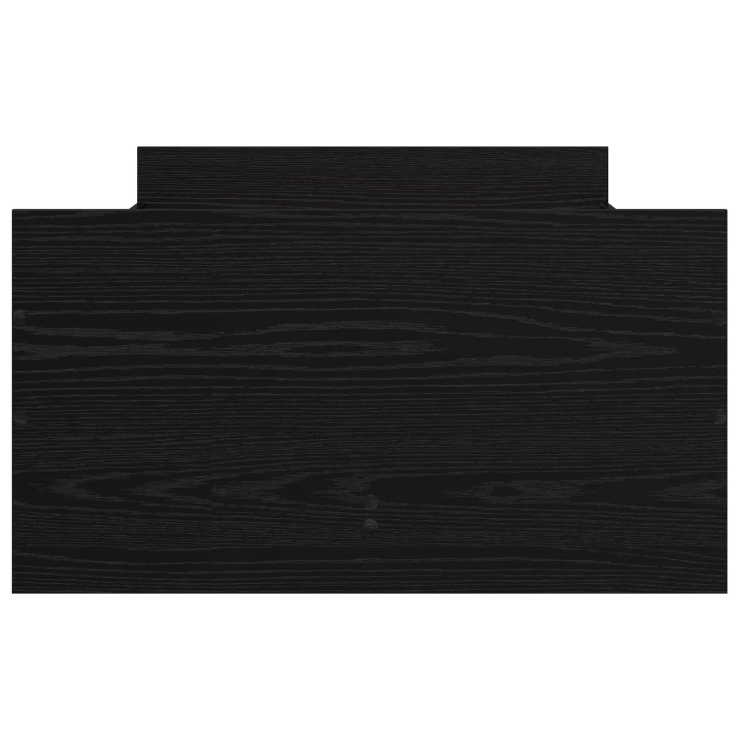 vidaXL Σκελετός Κρεβατιού Μαύρη Δρυς 100 x 200 cm Επεξεργασμένο Ξύλο