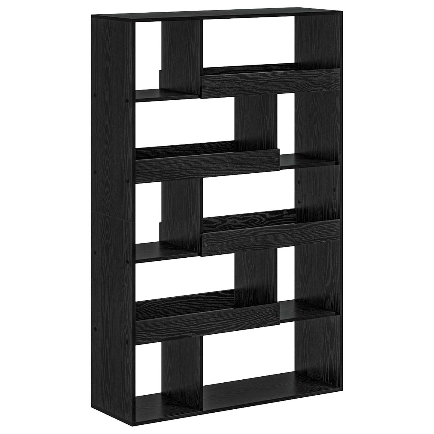 vidaXL Ράφι βιβλίων Μαύρη δρυς 100 x 33 x 156,5 εκ Επεξεργασμένο ξύλο