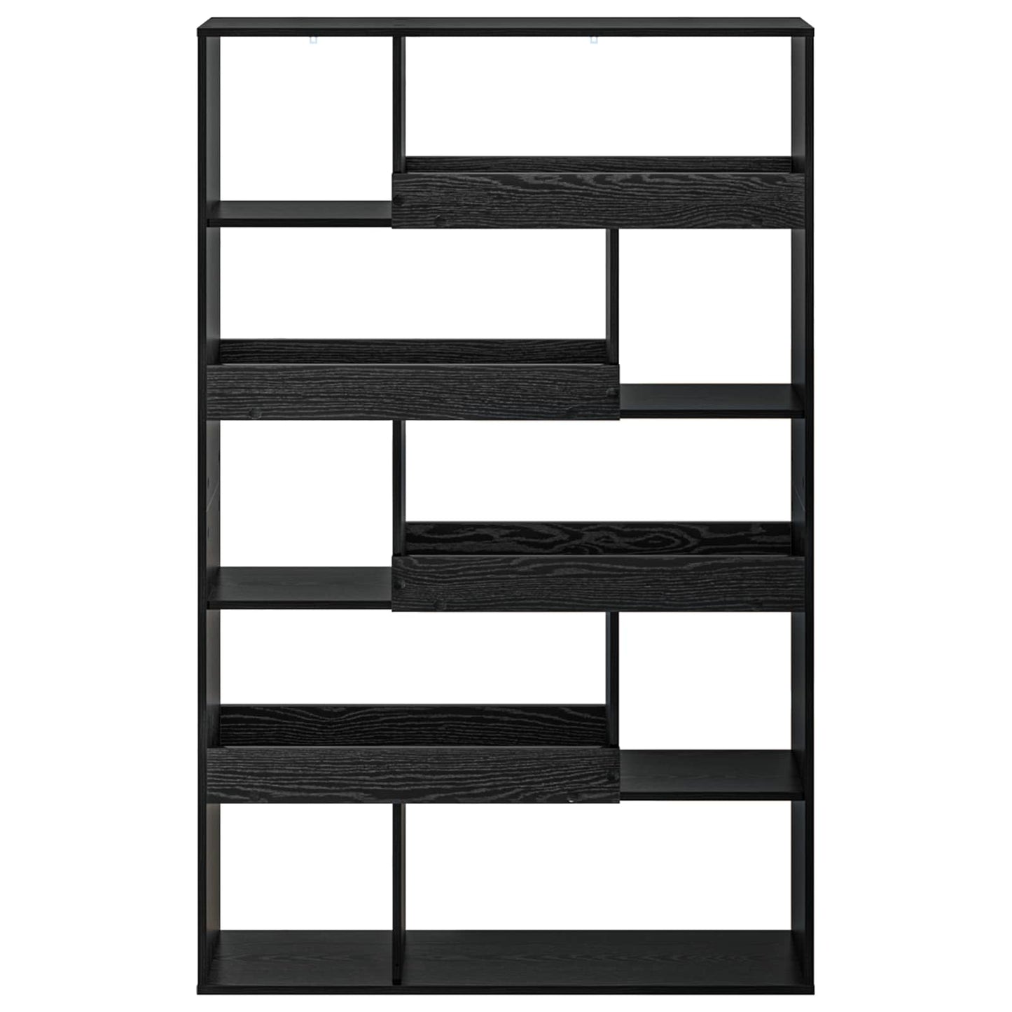 vidaXL Ράφι βιβλίων Μαύρη δρυς 100 x 33 x 156,5 εκ Επεξεργασμένο ξύλο