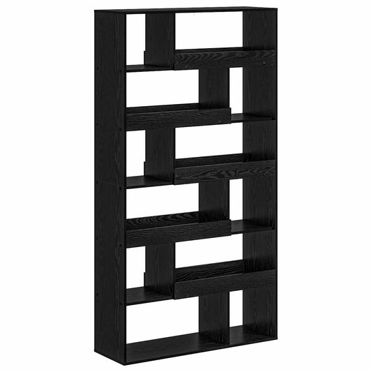 vidaXL Ράφι βιβλίων Μαύρη δρυς 100 x 33 x 156,5 εκ Επεξεργασμένο ξύλο
