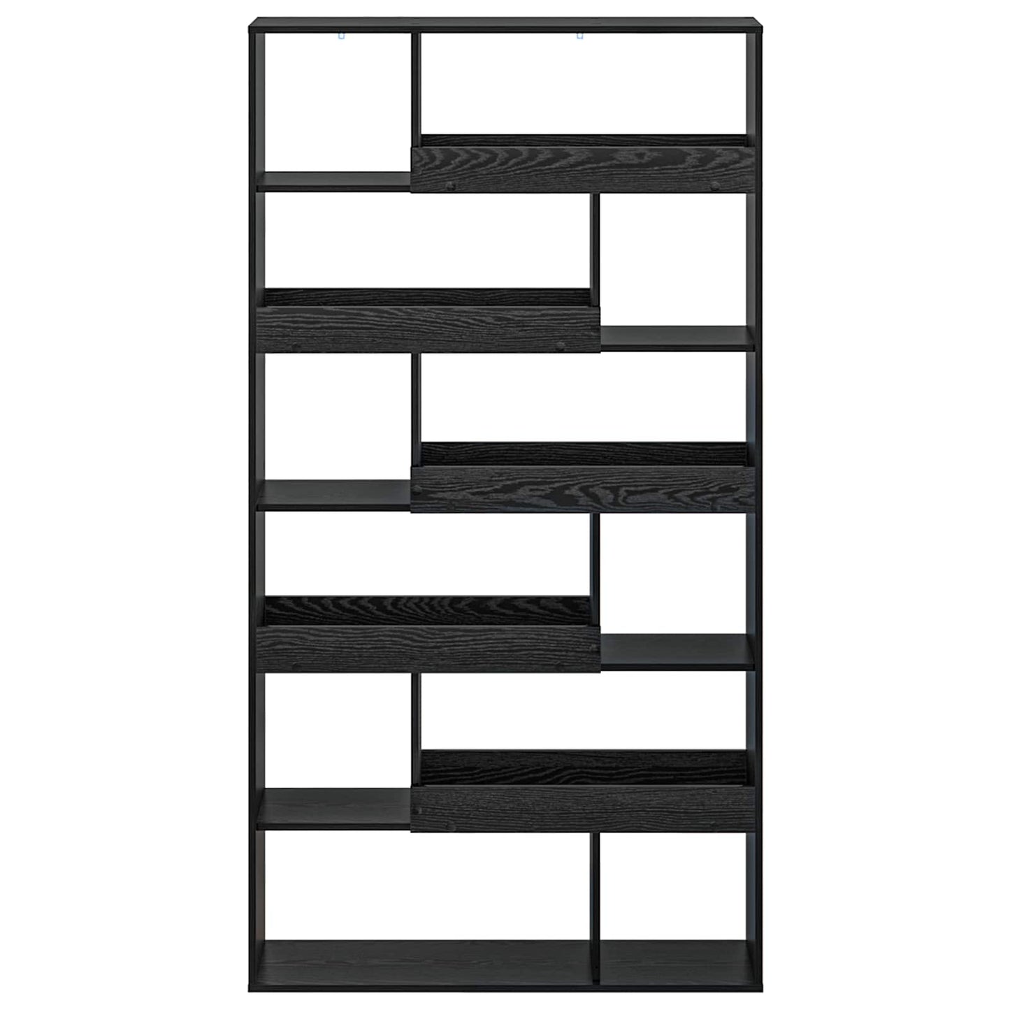 vidaXL Ράφι βιβλίων Μαύρη δρυς 100 x 33 x 156,5 εκ Επεξεργασμένο ξύλο