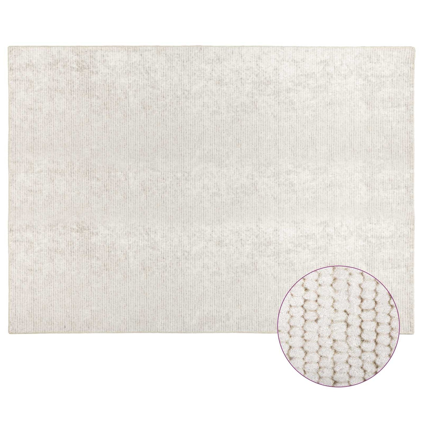 vidaXL Χαλί Κρεμ 300 x 400 cm 100% Πολυεστέρας 3 mm Πλένεται