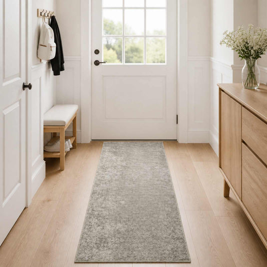 vidaXL Χαλί Μπεζ 100 x 200 cm 100% Πολυεστέρας 3 mm Πλένεται