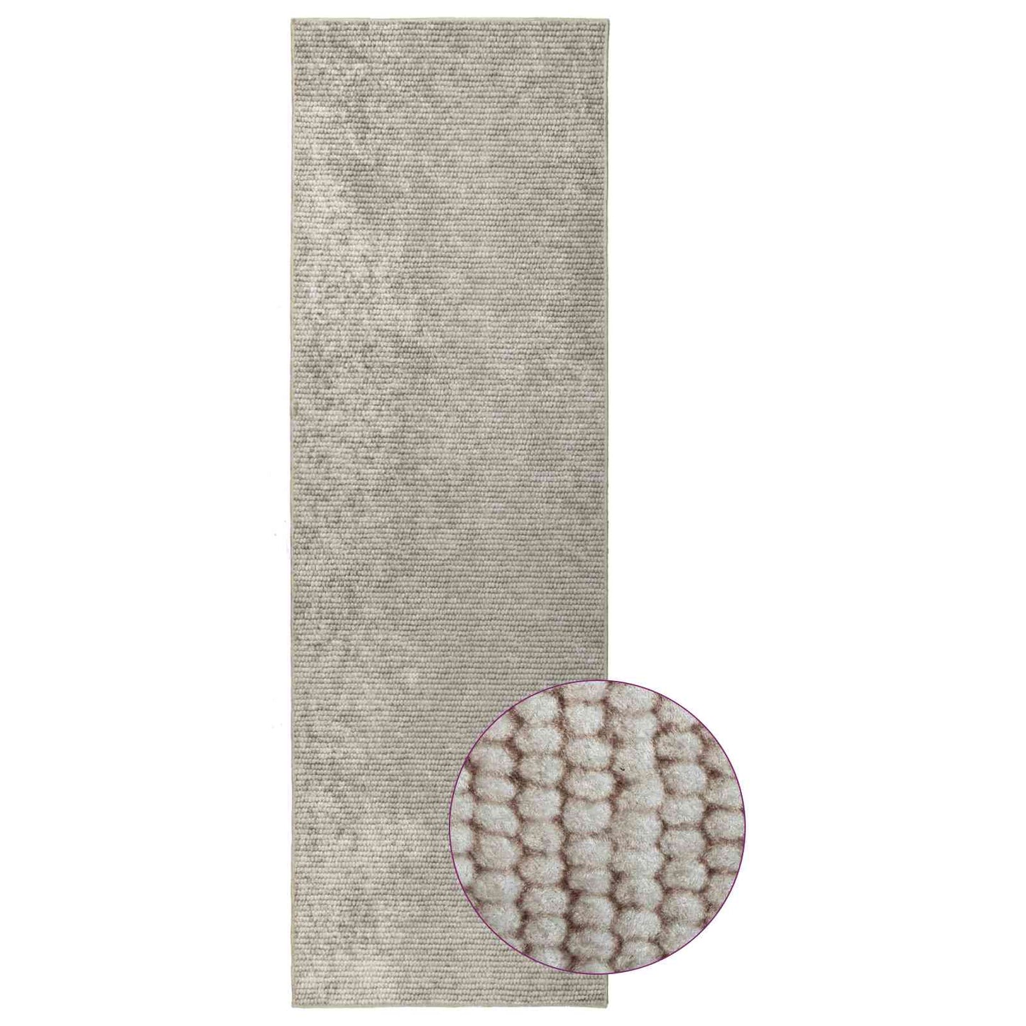 vidaXL Χαλί Μπεζ 100 x 200 cm 100% Πολυεστέρας 3 mm Πλένεται