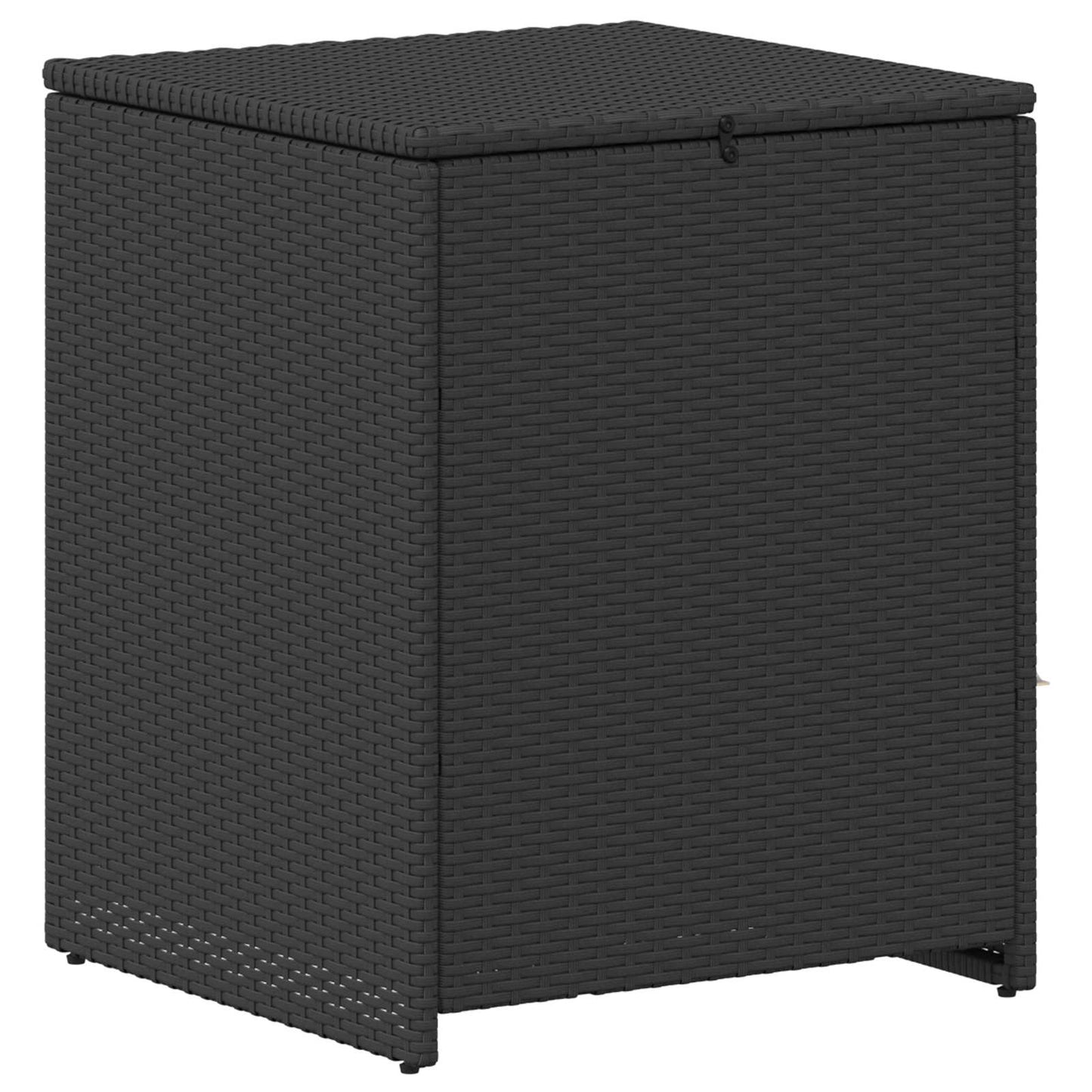 vidaXL Σετ Καναπέ 8 τμχ. Μαύρο Πολυ-ρακί και Χάλυβας