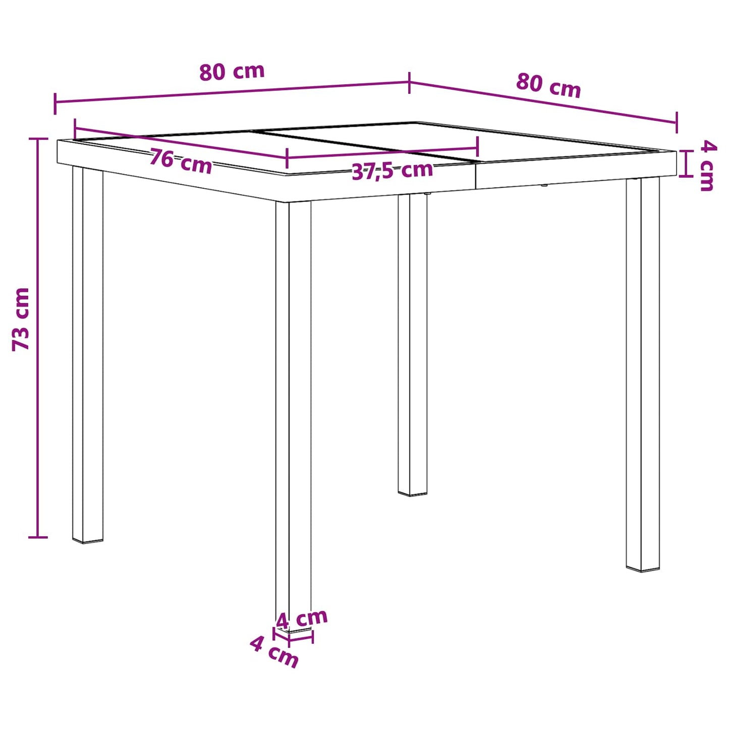 vidaXL Σέτ φαγητού για κήπο 5 pcs Μαύρο και Σκούρο γκρι