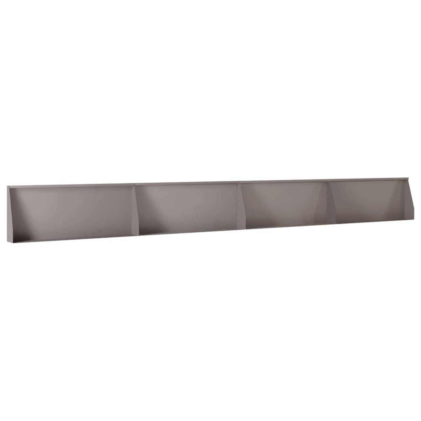 vidaXL Τοίχος Στήριξης 4 τμχ. 100 x 12 x 30 εκ Σκ rusty
