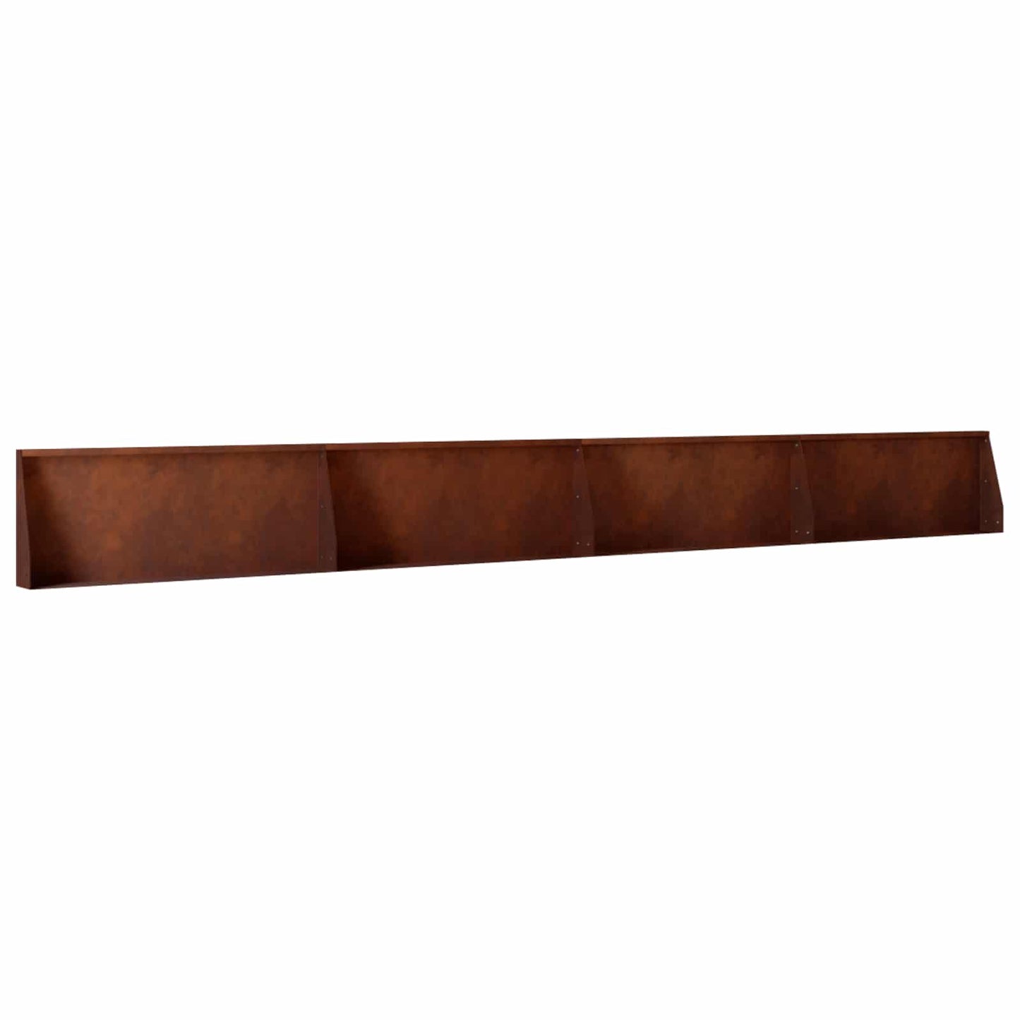 vidaXL Τοίχος Στήριξης 4 τμχ. 100 x 12 x 40 εκ Σκ rusty