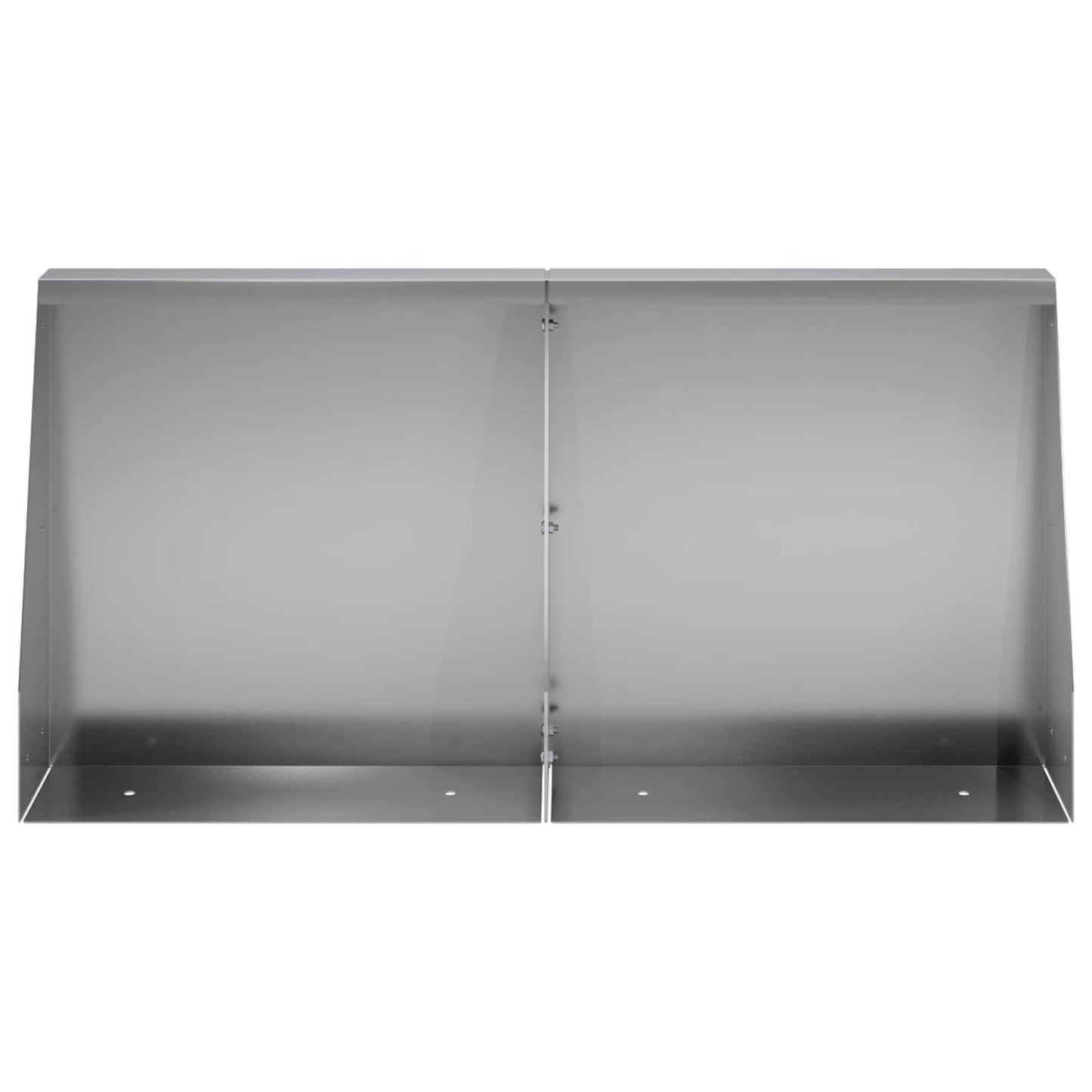 vidaXL Τοίχος Στήριξης 4 τμχ. 40 x 12 x 50 εκ. Γαλβανισμένος Χάλυβας