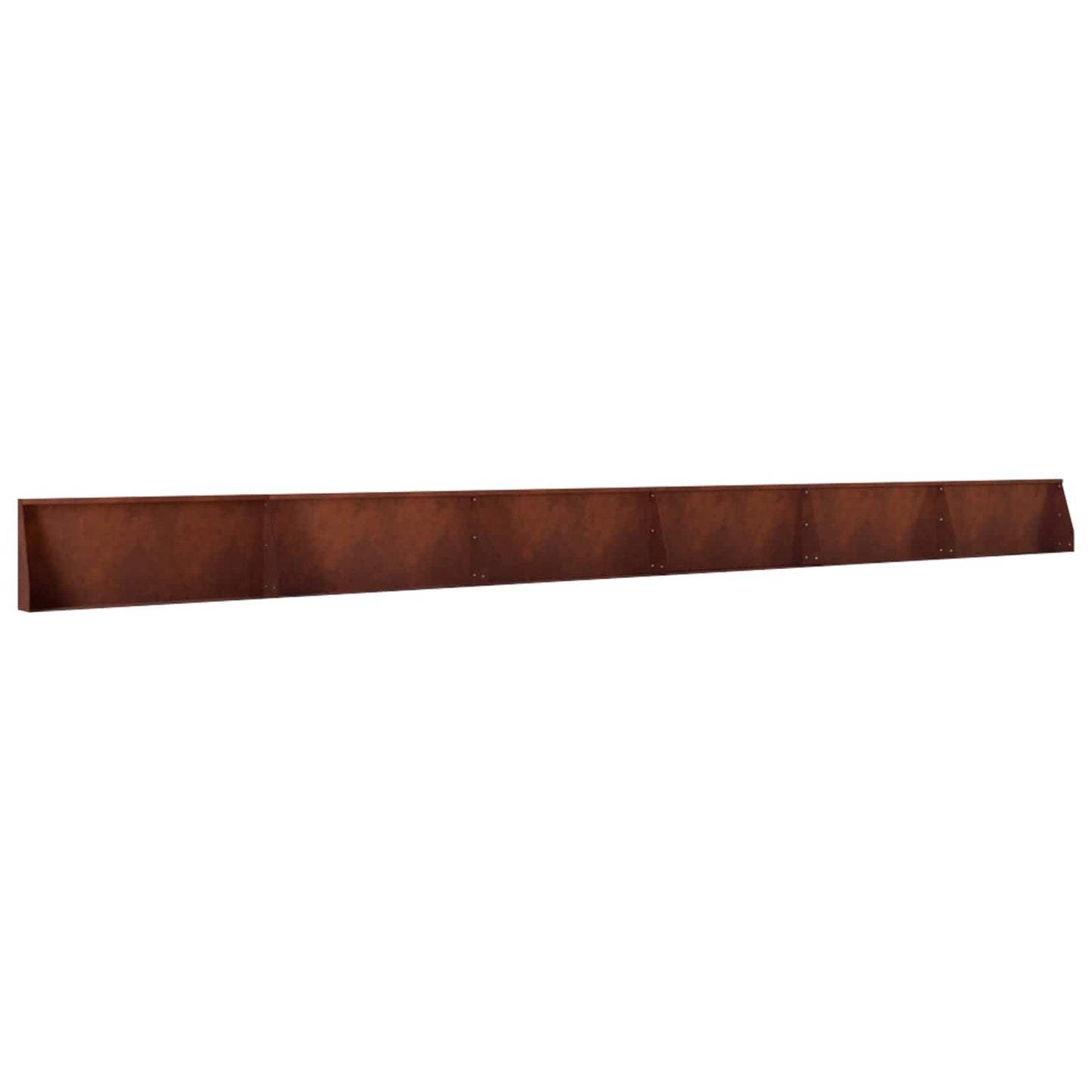 vidaXL Τοίχος Στήριξης 6 τμχ. 100 x 12 x 30 εκ Σκ rusty