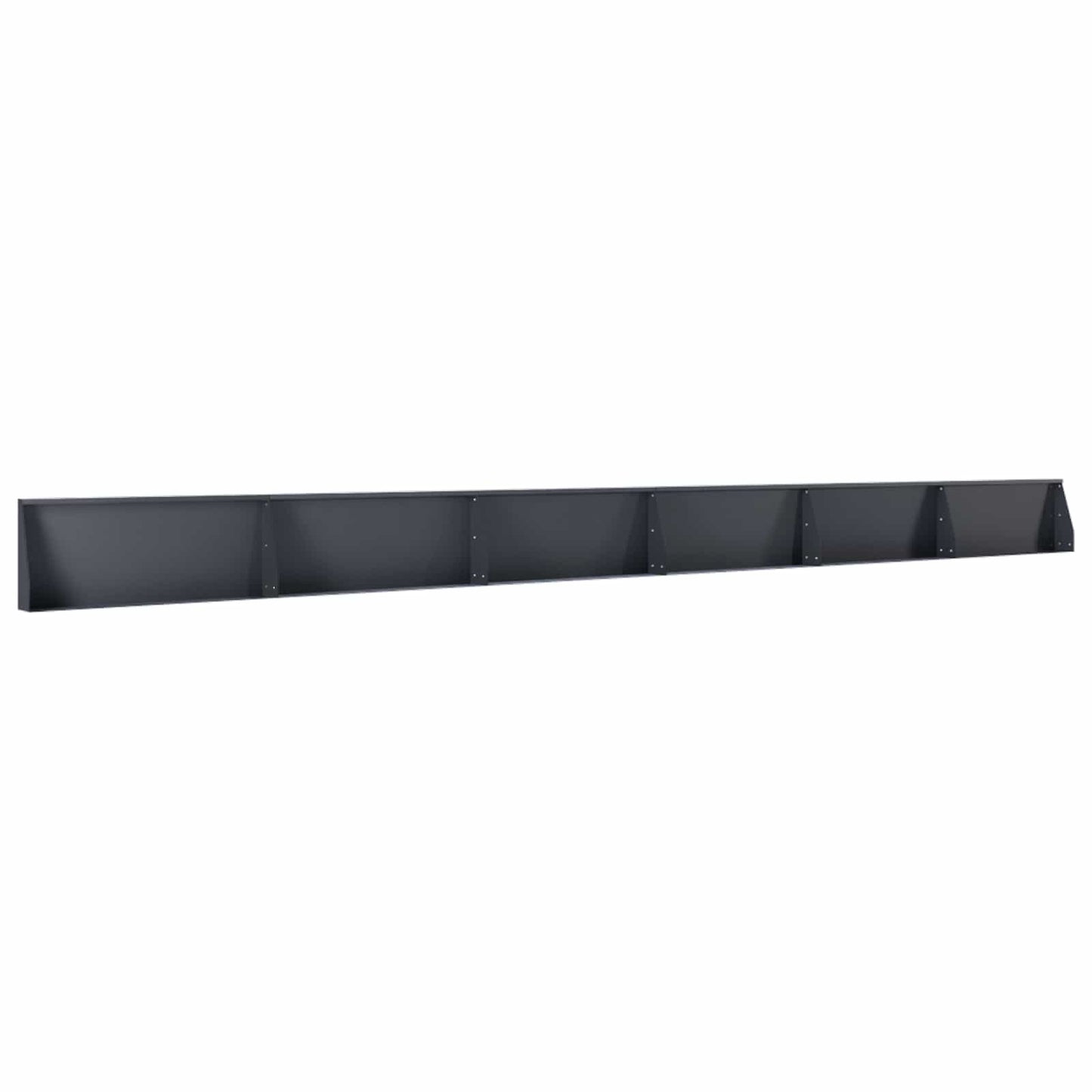 vidaXL Τοίχος Στήριξης 6 τμχ. 100 x 12 x 50 εκ Ατσάλι Ανθρακί