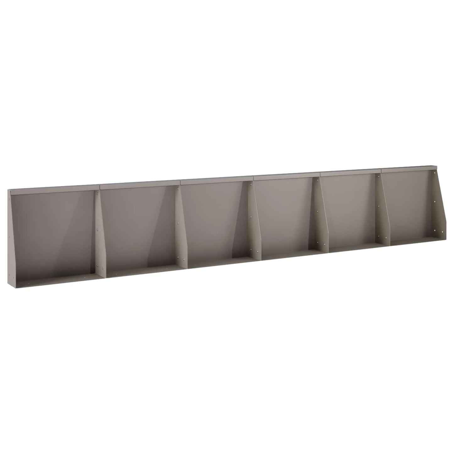 vidaXL Τοίχος Στήριξης 6 τμχ. 40 x 12 x 50 εκ. Σκ rusty