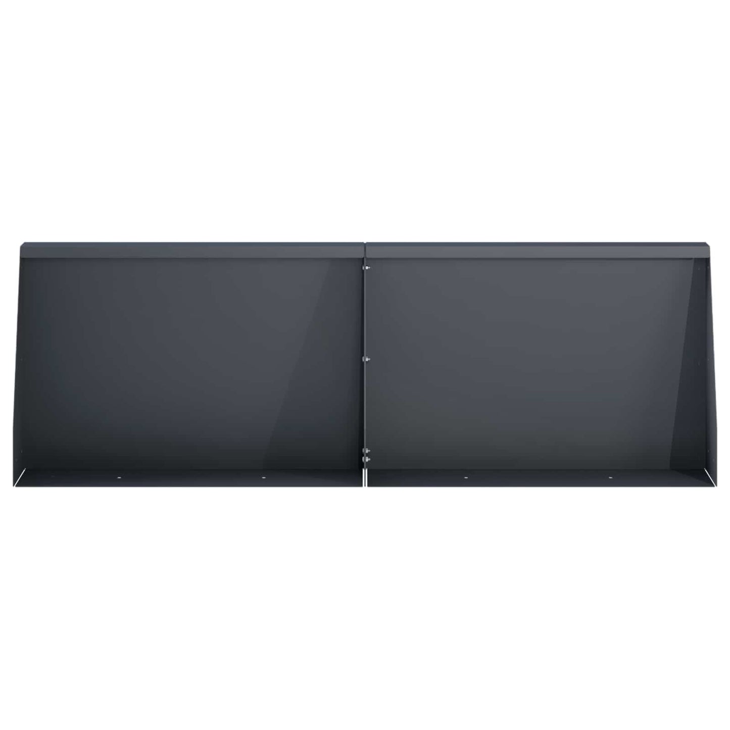 vidaXL Τοίχος Στήριξης 6 τμχ. 60 x 12 x 30 εκ Ατσάλι Ανθρακί
