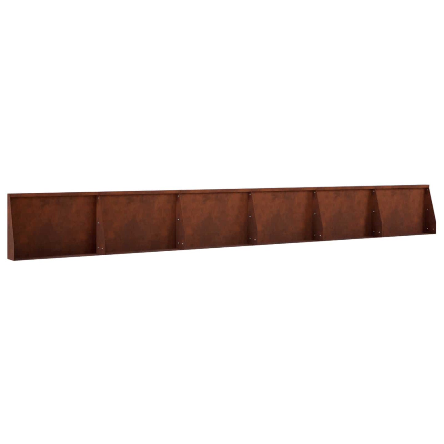 vidaXL Τοίχος Στήριξης 6 τμχ. 60 x 12 x 30 εκ Σκ rusty