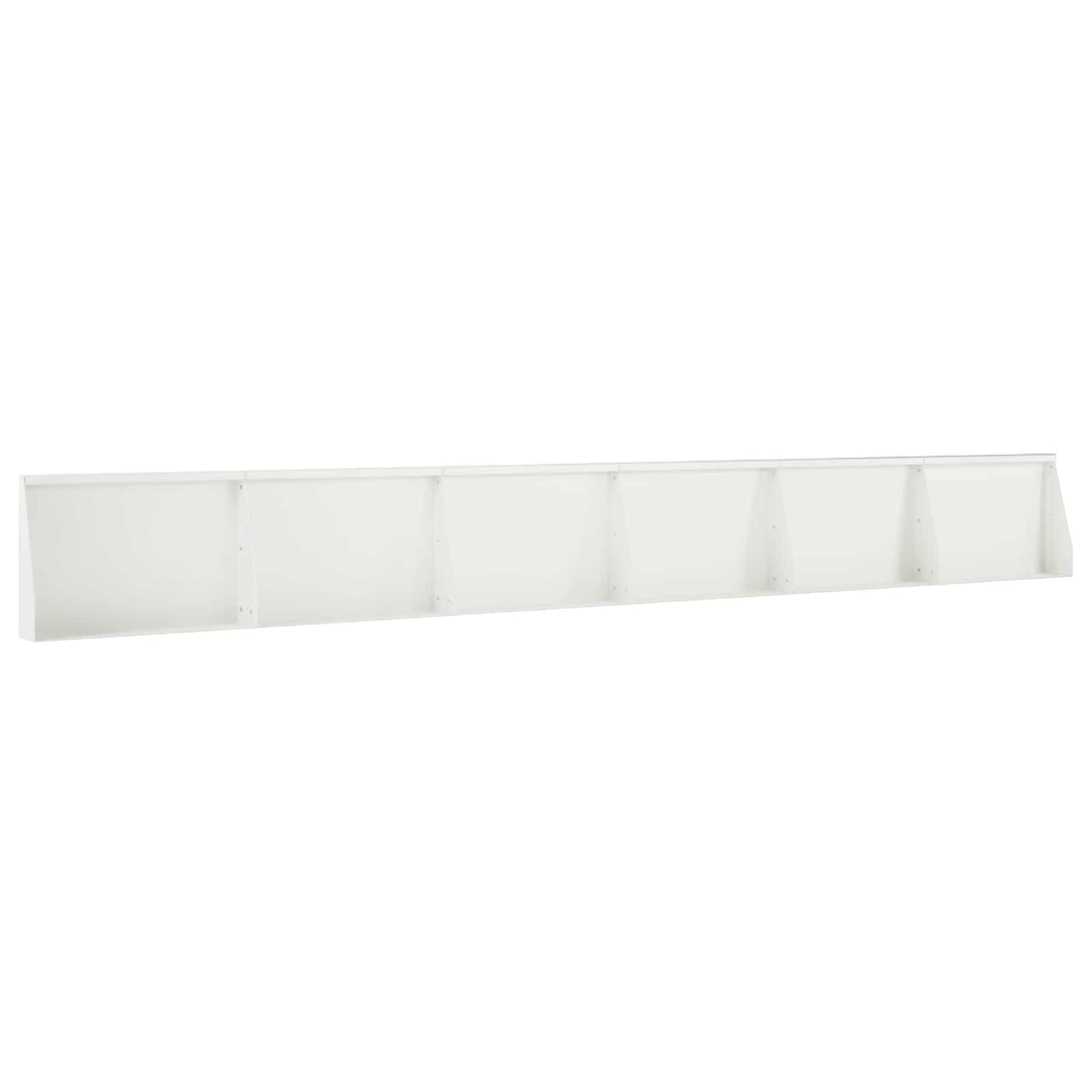vidaXL Τοίχος Στήριξης 6 τμχ. 60 x 12 x 50 εκ. Ατσάλι Λευκό