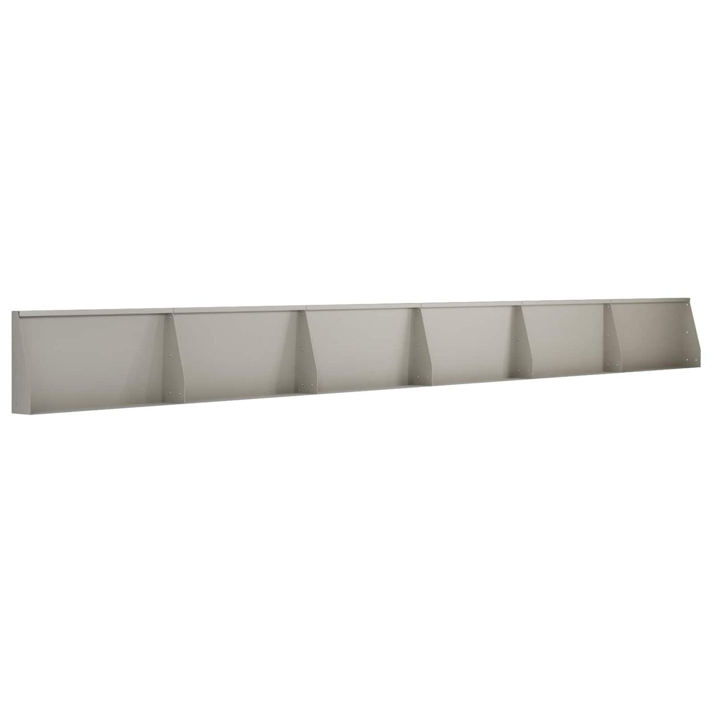 vidaXL Τοίχος Στήριξης 6 τμχ. 80 x 12 x 30 εκ Σκ rusty