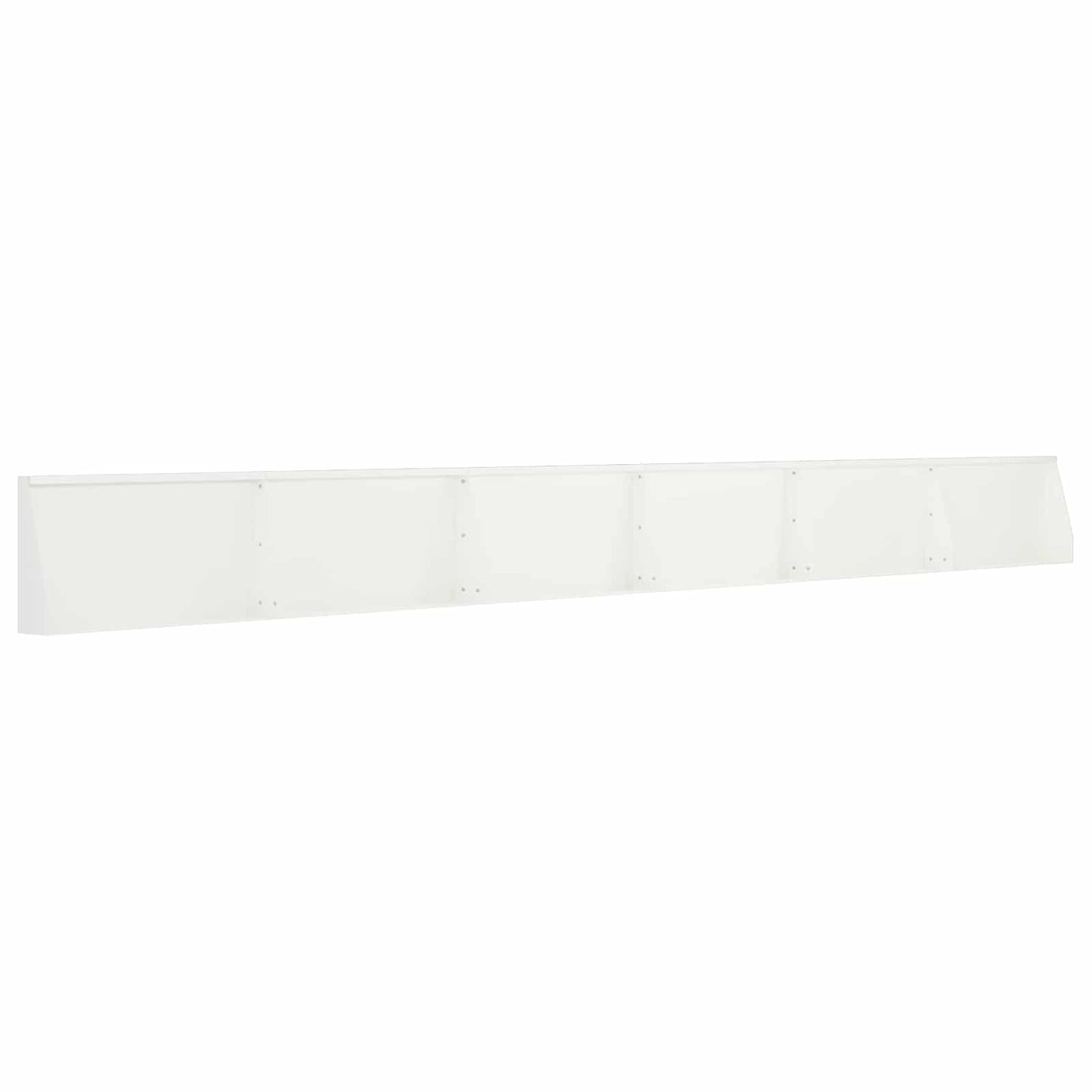 vidaXL Τοίχος Στήριξης 6 τμχ. 80 x 12 x 40 εκ. Ατσάλι Λευκό