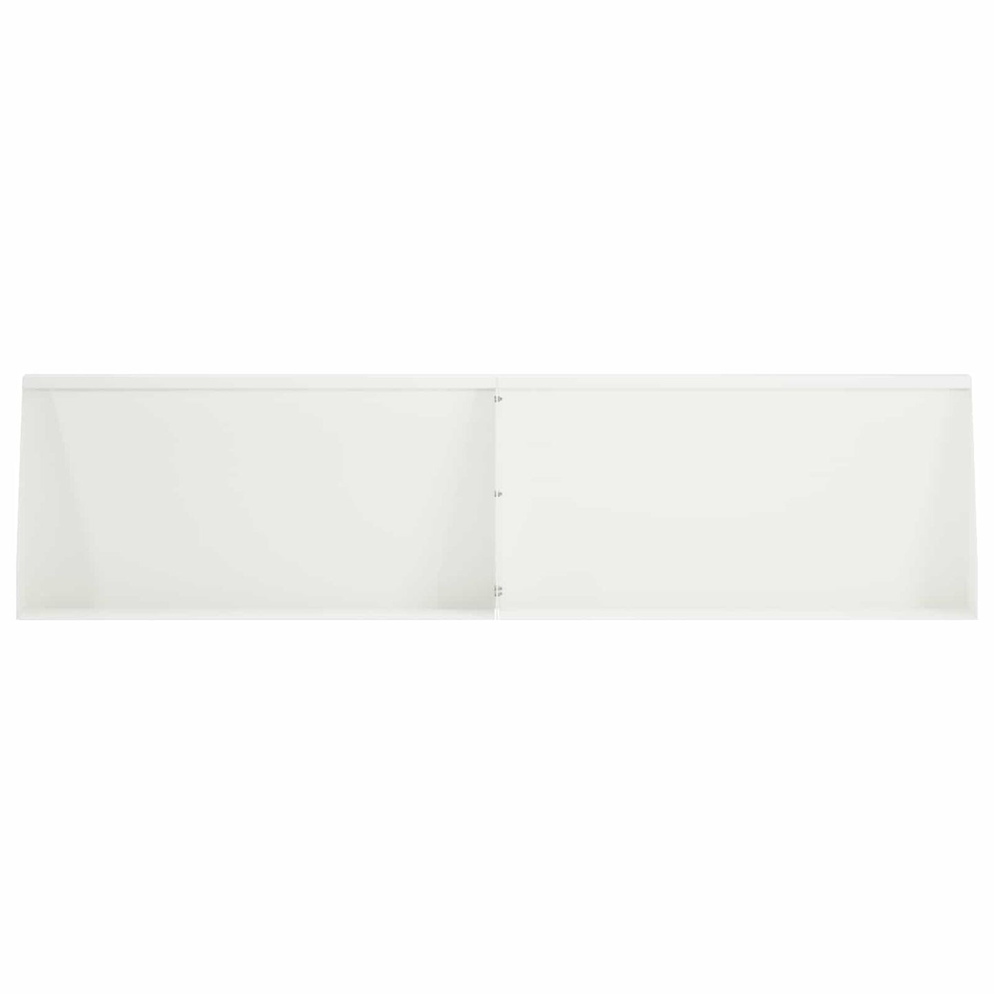 vidaXL Τοίχος Στήριξης 6 τμχ. 80 x 12 x 50 εκ. Ατσάλι Λευκό