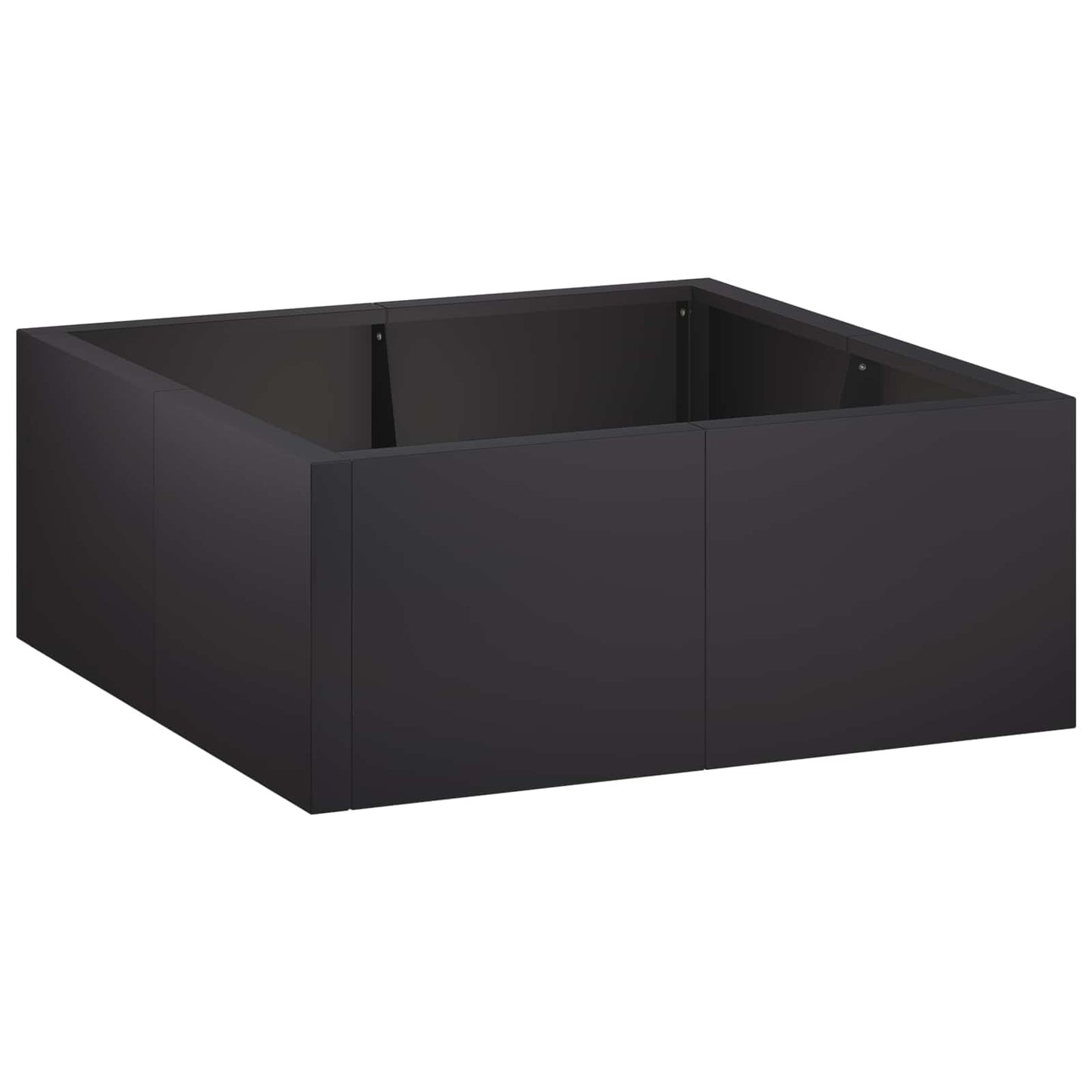 vidaXL Τοίχος Στήριξης 4 τμχ. 100 x 100 x 50 cm Ατσάλι Μαύρο