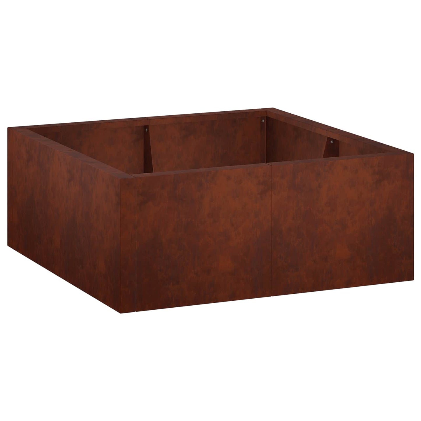 vidaXL Τοίχος Στήριξης 4 τμχ. 100 x 100 x 50 cm Σκ rusty