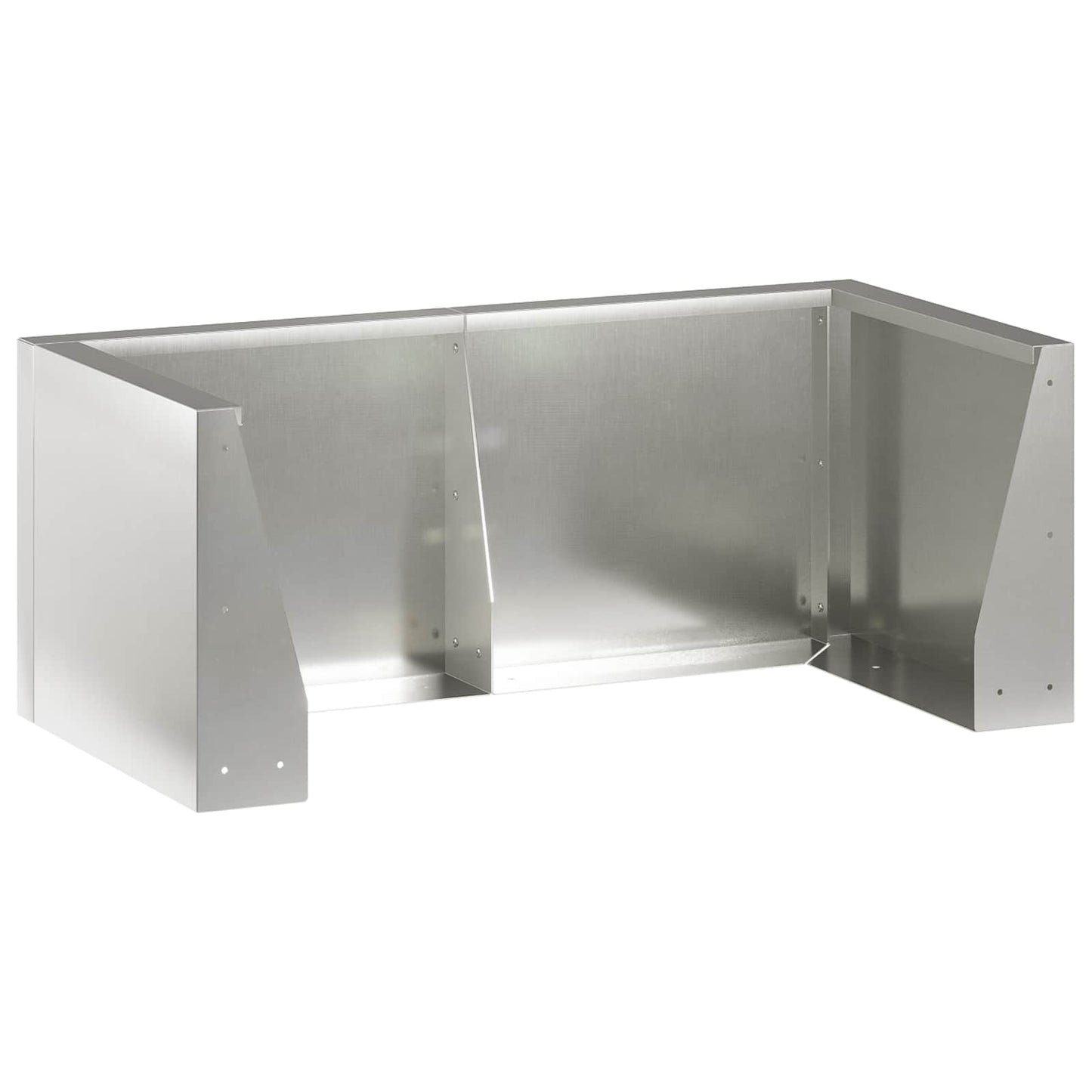 vidaXL Τοίχος Στήριξης 6 τμχ. 200 x 100 x 30 εκ. Ανοξείδωτο Ατσάλι