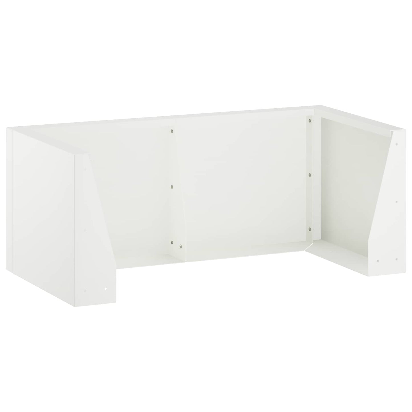 vidaXL Τοίχος Στήριξης 6 τμχ. 200 x 100 x 50 cm Ατσάλι Λευκό