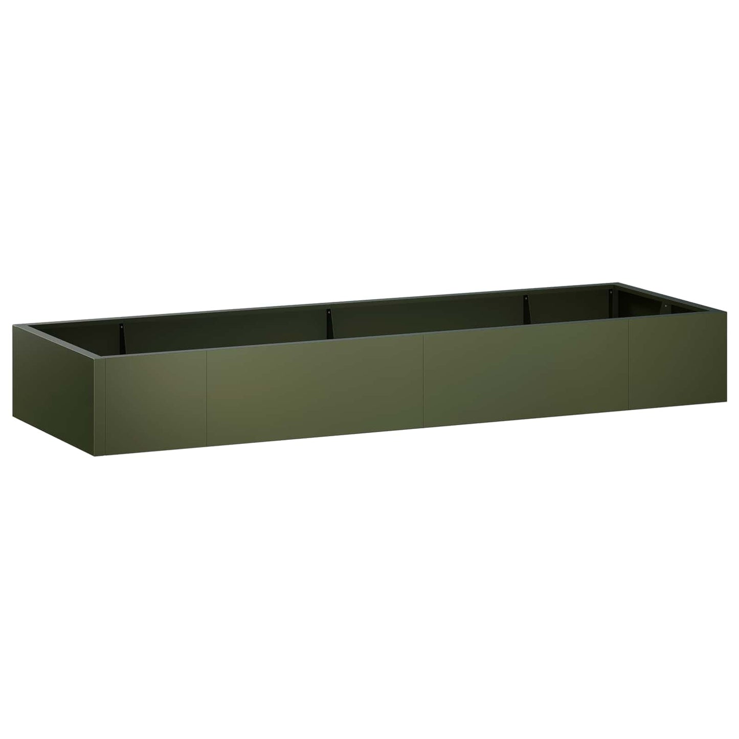 vidaXL Τοίχος Στήριξης 8 τμχ. 300 x 100 x 30 εκ. Ατσάλι Λαδί