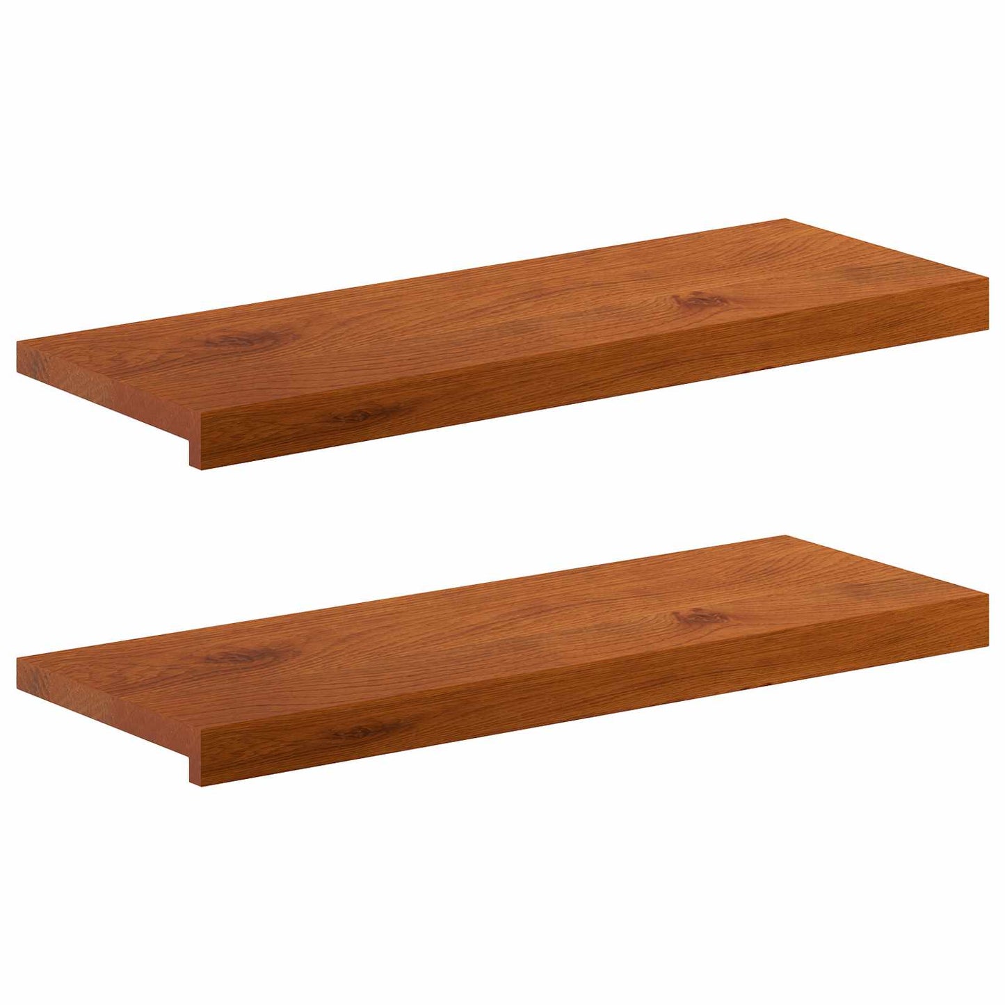 vidaXL Σκαλοπάτι 2 τεμ. 70 x 30 x 2 cm Καφέ Στερεό Ξύλο Δρυός