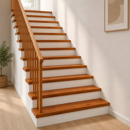 vidaXL Σκαλοπάτι 8 τεμ. 70 x 30 x 2 cm Καφέ Στερεό Ξύλο Δρυός