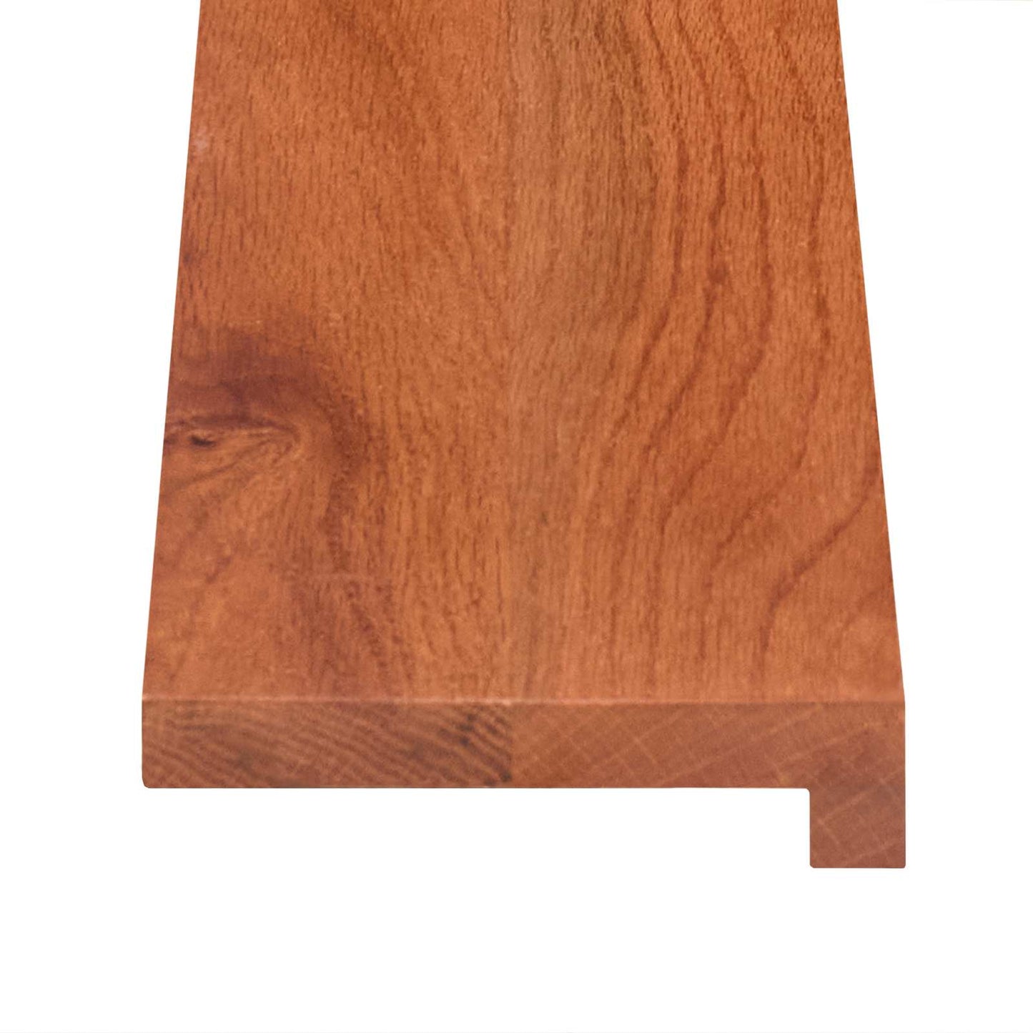 vidaXL Σκαλοπάτι 8 τεμ. 120 x 25 x 2 cm Καφέ Στερεό Ξύλο Δρυός