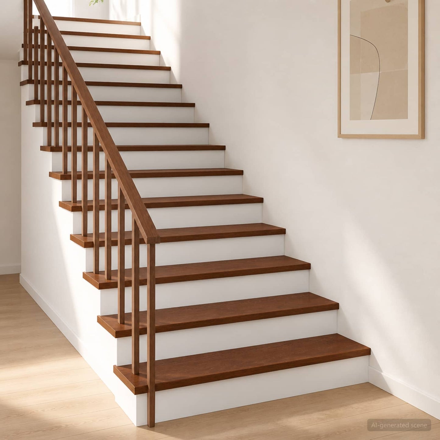 vidaXL Σκαλοπάτι 8 τεμ. 90 x 25 x 2 cm Σκούρο Καφέ Στερεό Ξύλο Δρυός