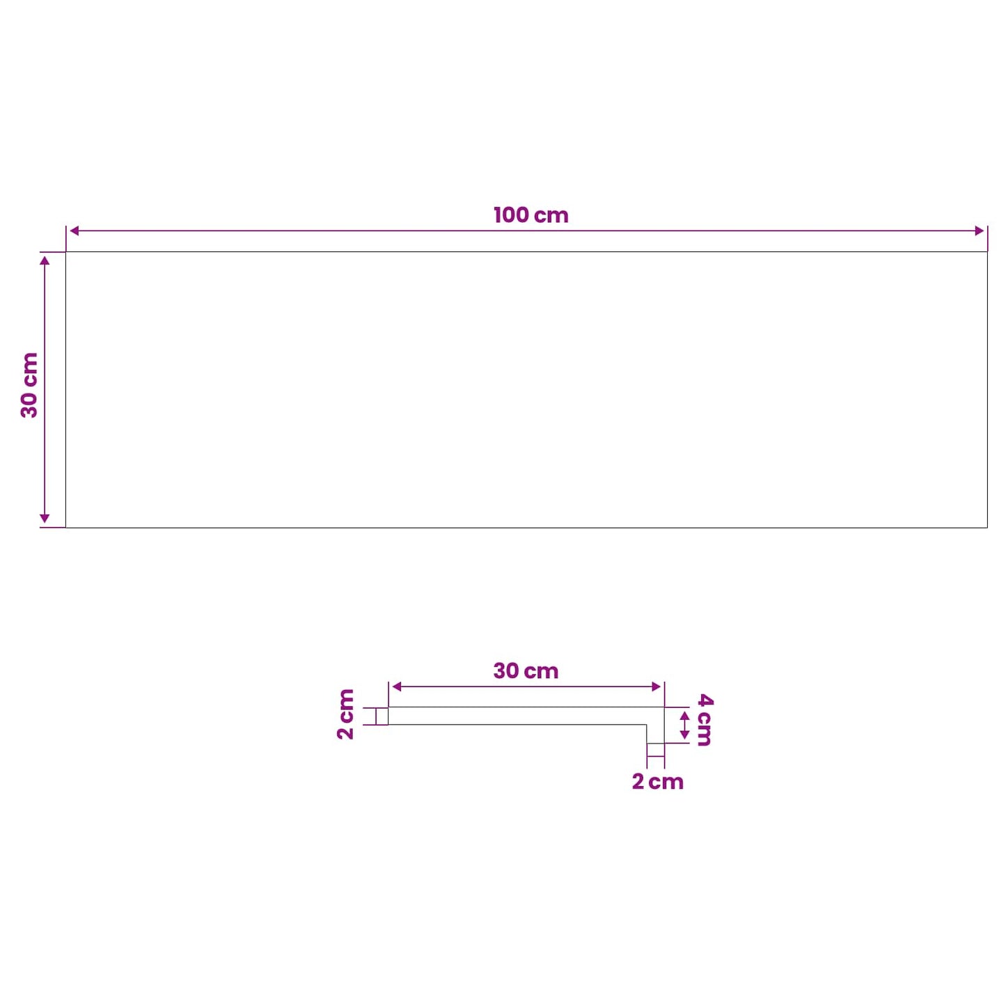 vidaXL Σκαλοπάτι 16 τεμ. 100 x 30 x 2 cm Λευκό Στερεό Ξύλο Δρυός