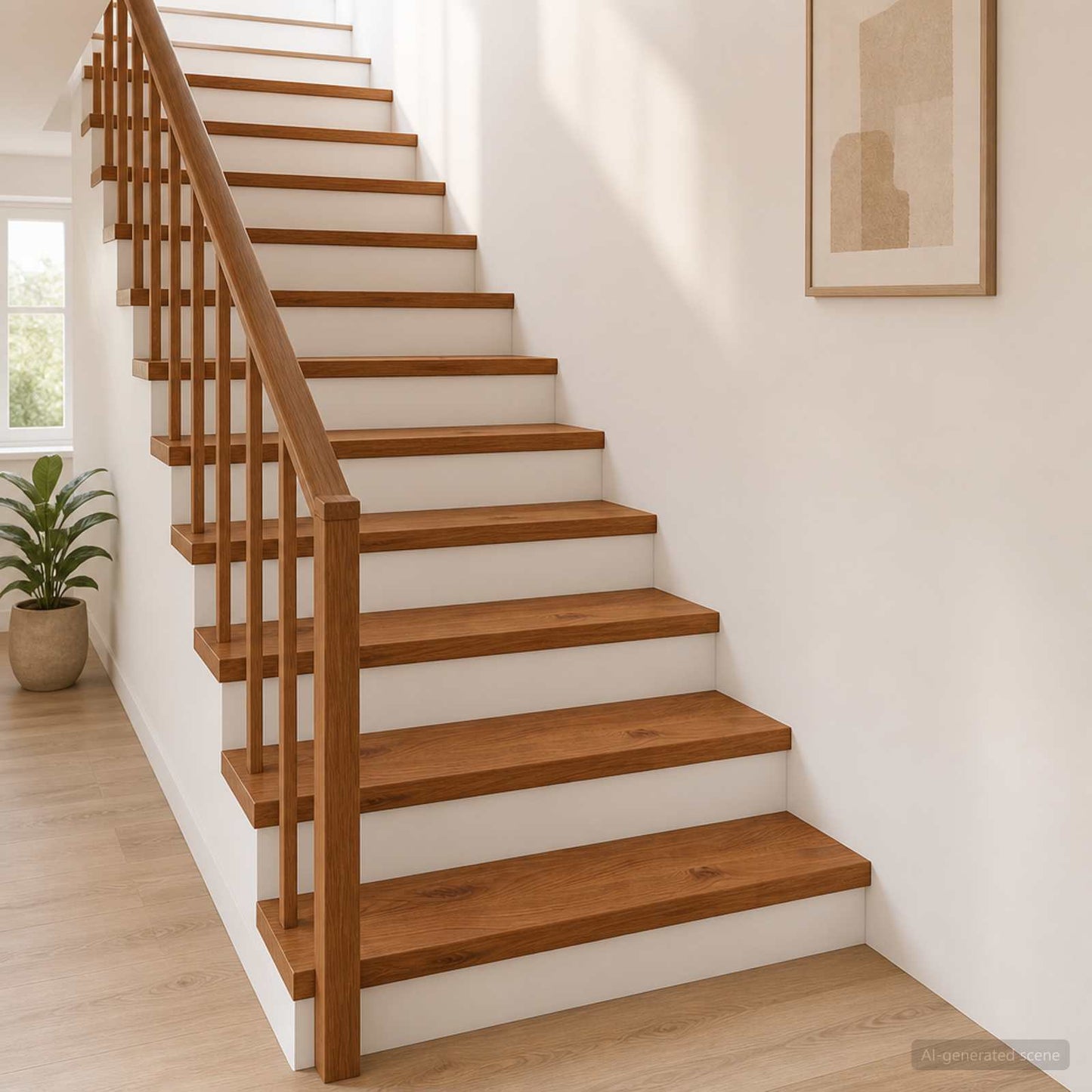 vidaXL Σκαλοπάτι 20 τεμ. 80 x 30 x 2 cm Καφέ Στερεό Ξύλο Δρυός