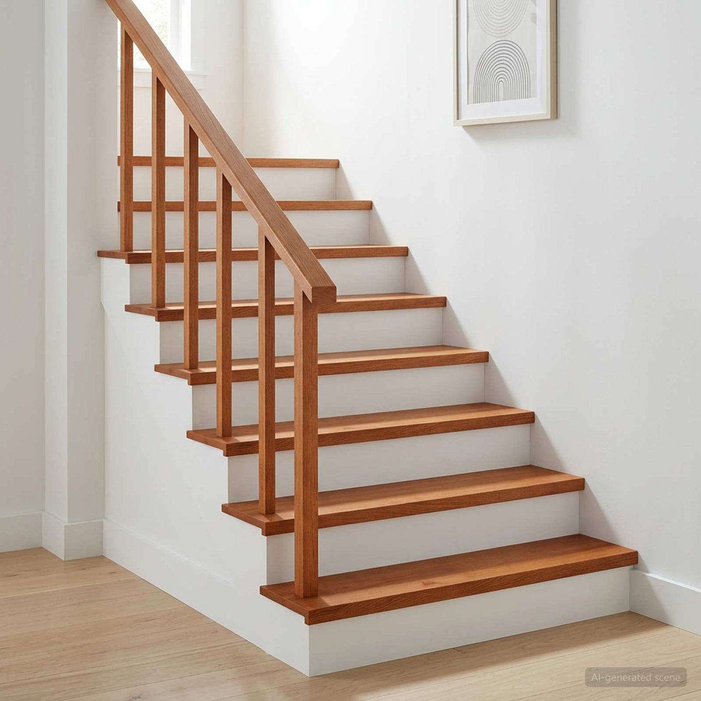 vidaXL Σκαλοπάτι 20 τεμ. 110 x 25 x 2 cm Καφέ Στερεό Ξύλο Δρυός