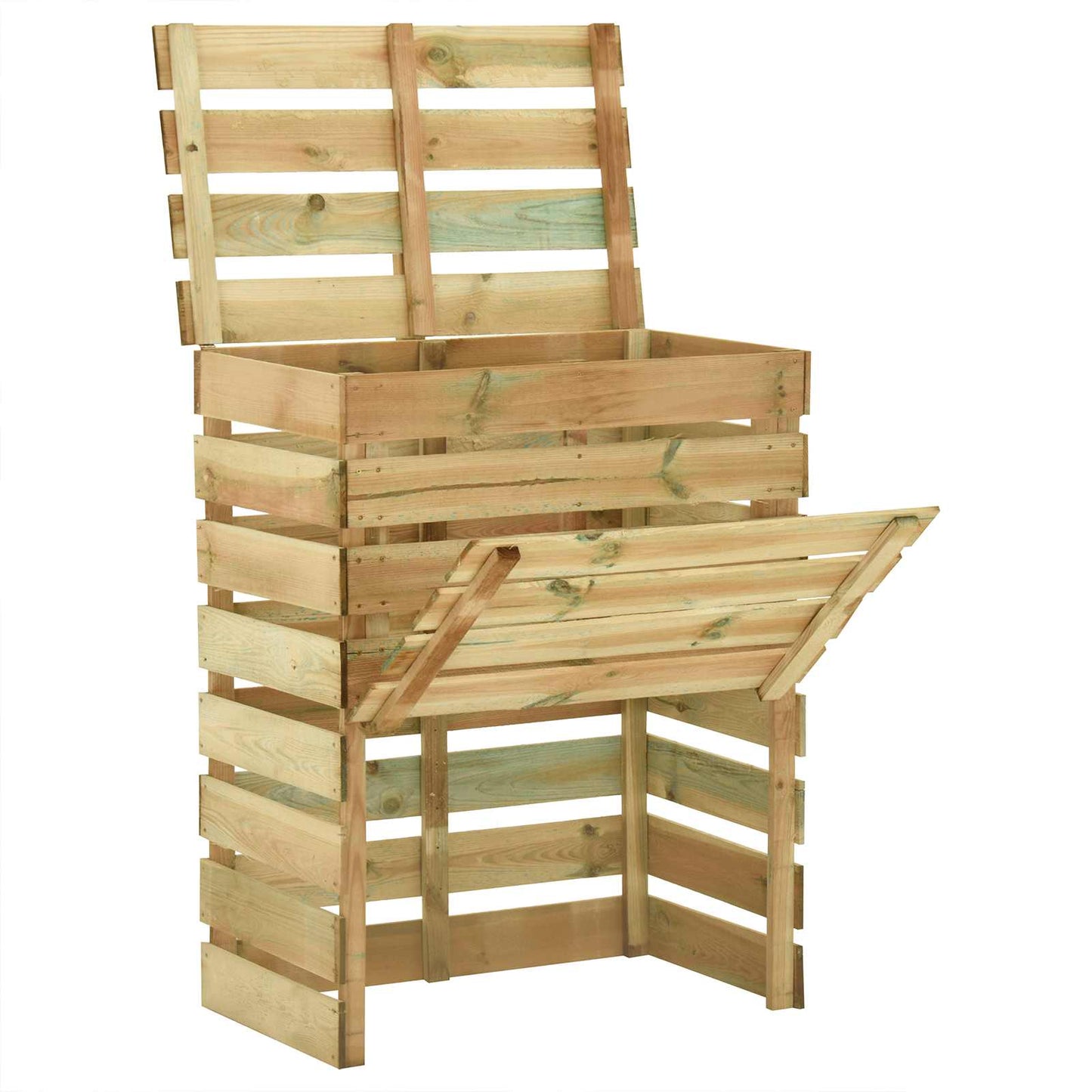 vidaXL Σχάρωμα Κήπου Πράσινο 106 x 58 x 110 cm Μασίφ Ξύλο Πεύκου