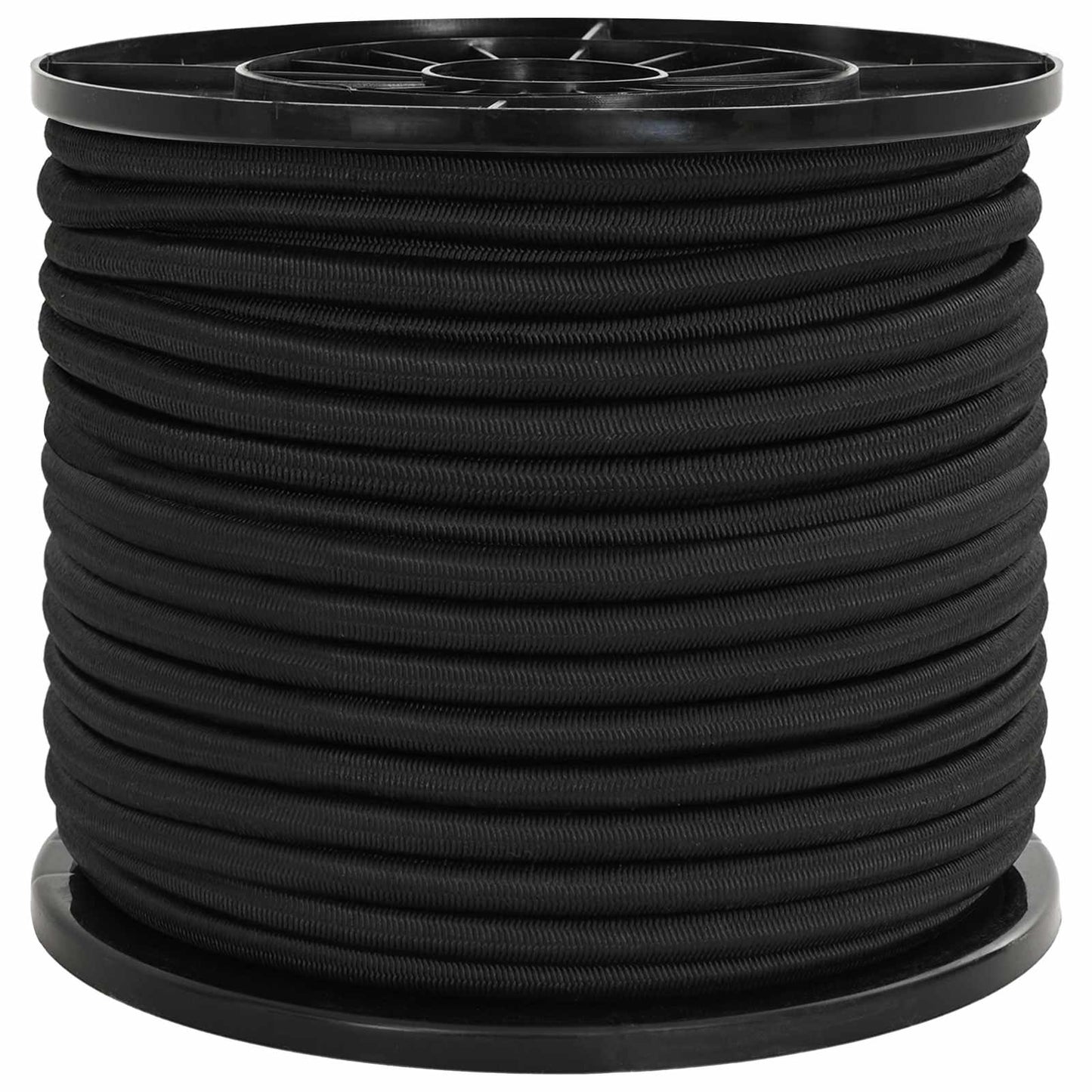 vidaXL Σχοινιά Bungee 8 mm Μαύρο PP και καουτσούκ