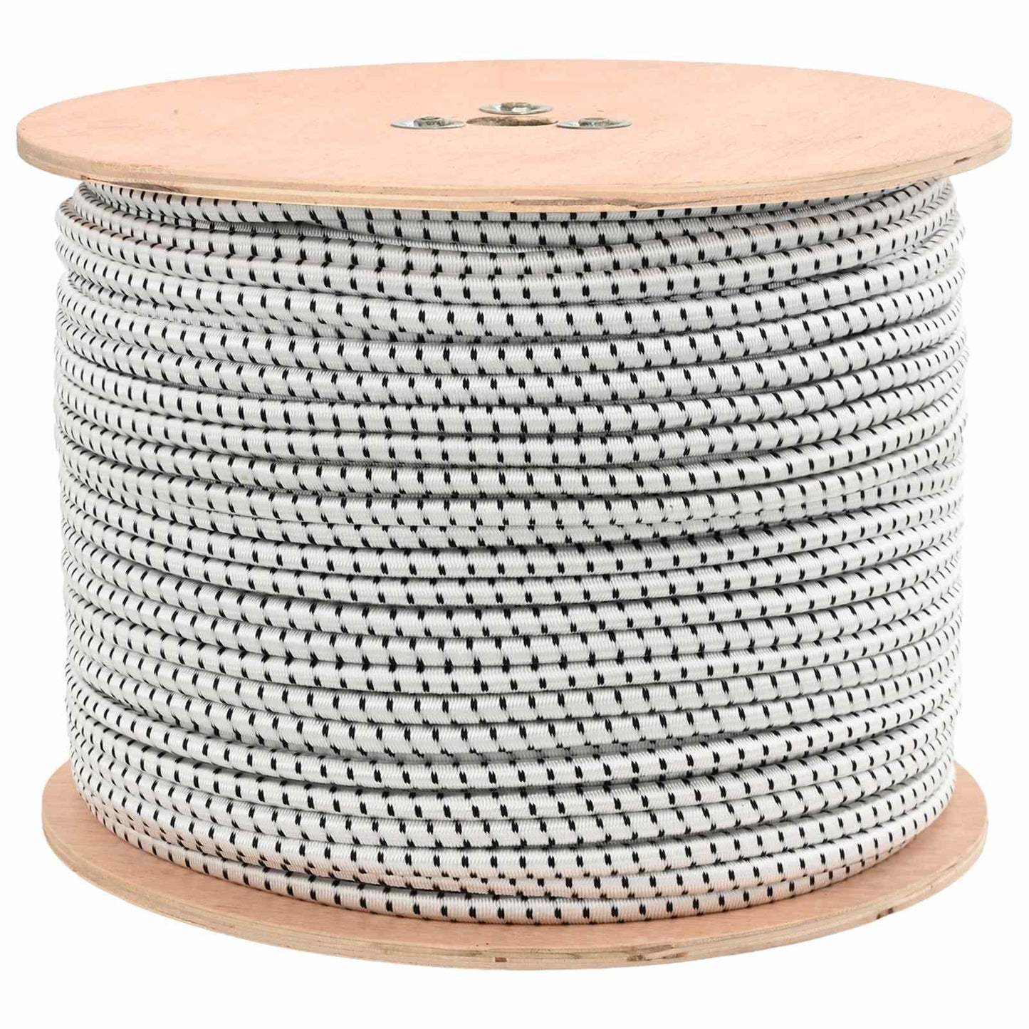 vidaXL Σχοινιά Bungee 8 mm Μαύρο και Λευκό PP και καουτσούκ