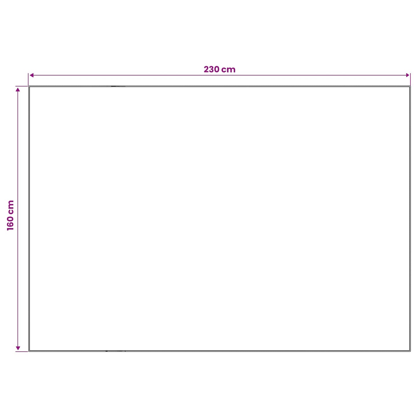 vidaXL Χαλί ORIZ Μαύρο διαμαντένιο σχέδιο 160 x 230 cm