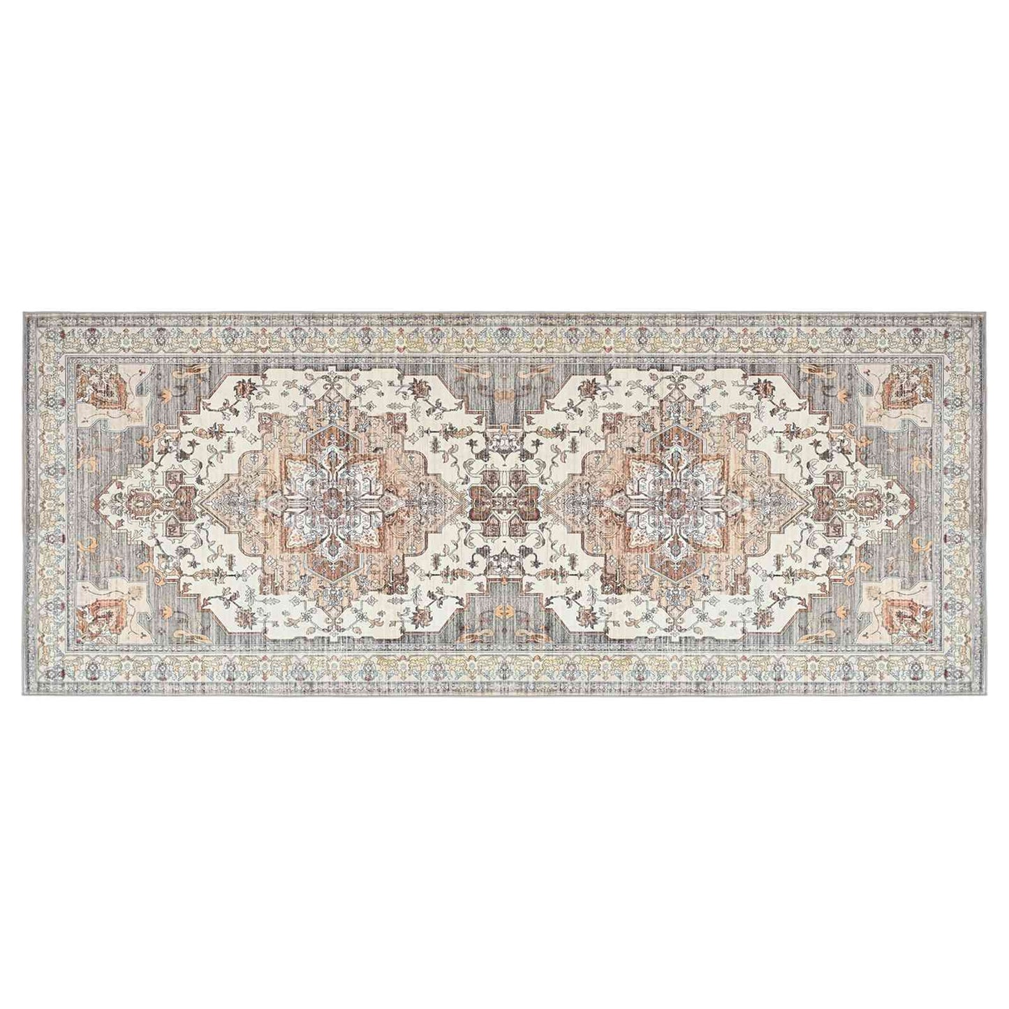 vidaXL Χαλί ORIZ Καφέ 80 x 200 cm 100% Πολυεστέρας