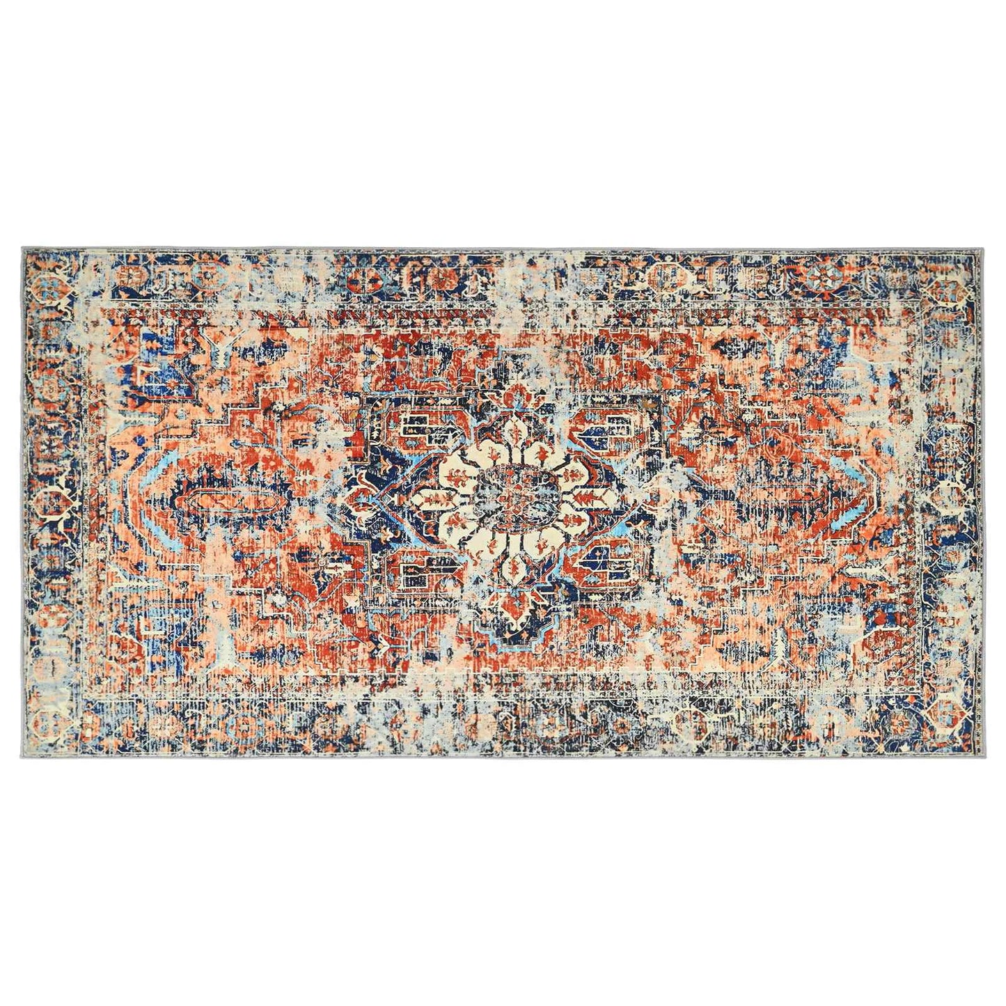 vidaXL Χαλί ORIZ Πορτοκαλί 80 x 150 cm 100% Πολυεστέρας